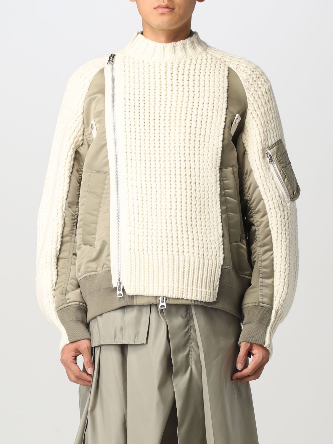 Sacai Jacket SACAI Men colour Kaki