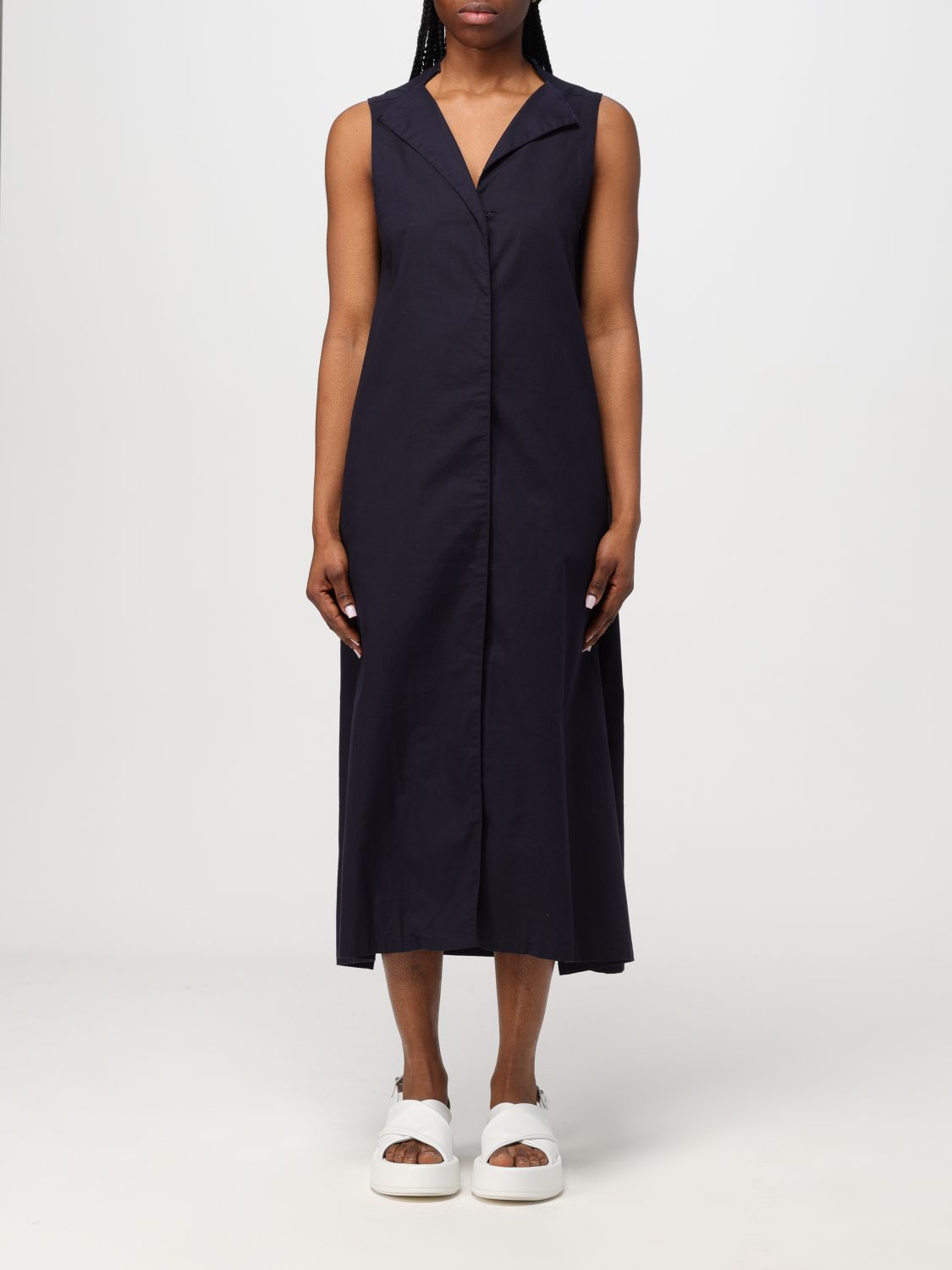 Yohji Yamamoto Dress YOHJI YAMAMOTO Woman colour Navy