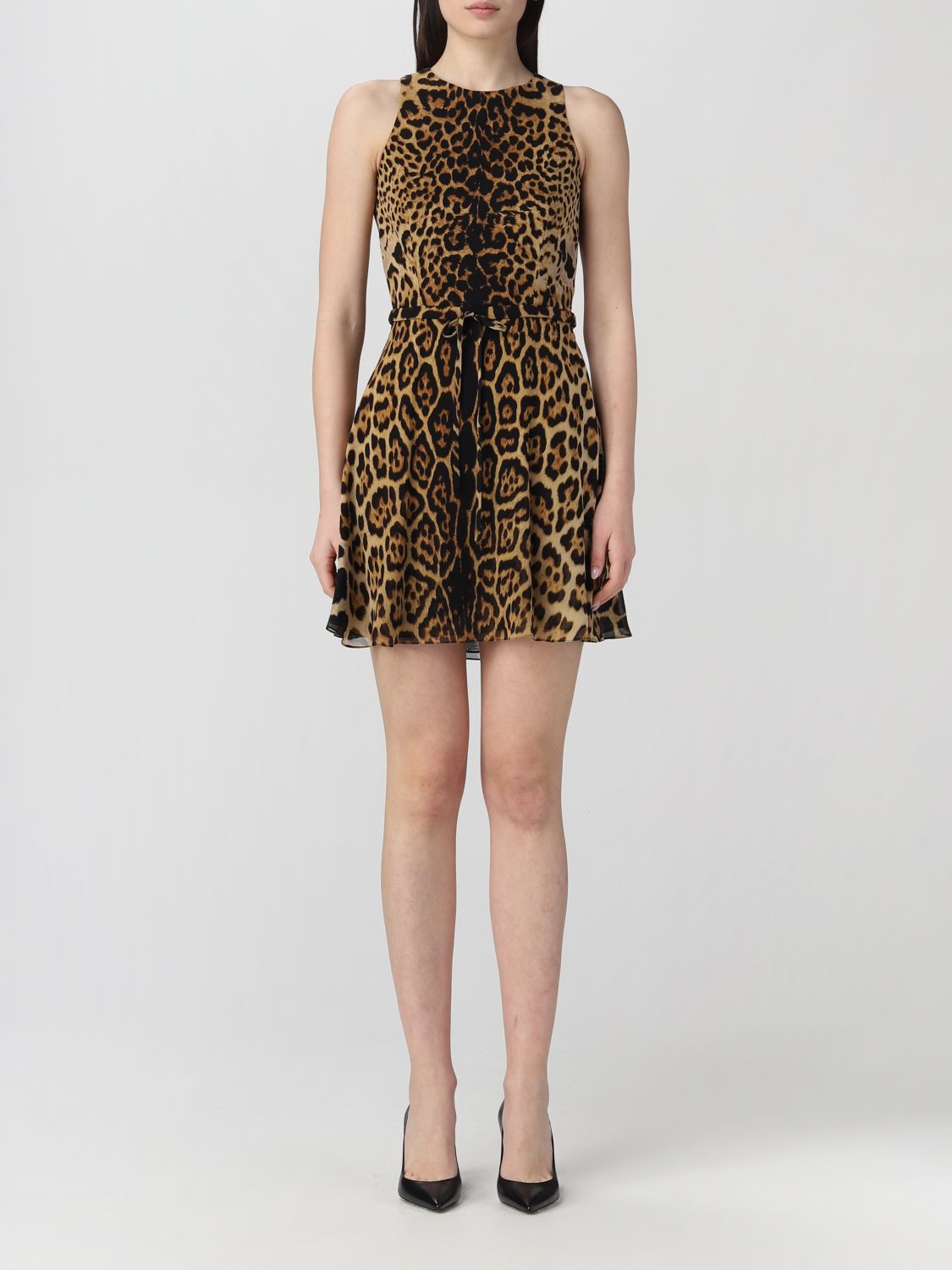 Saint Laurent Dress SAINT LAURENT Woman colour Brown