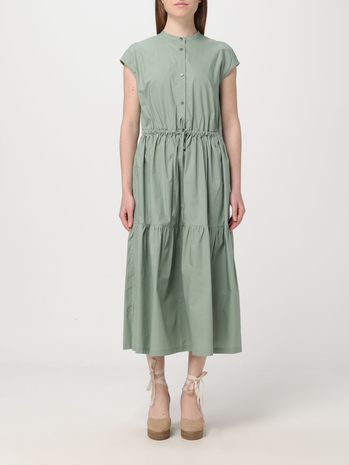 Woolrich Dress WOOLRICH Woman colour Sage