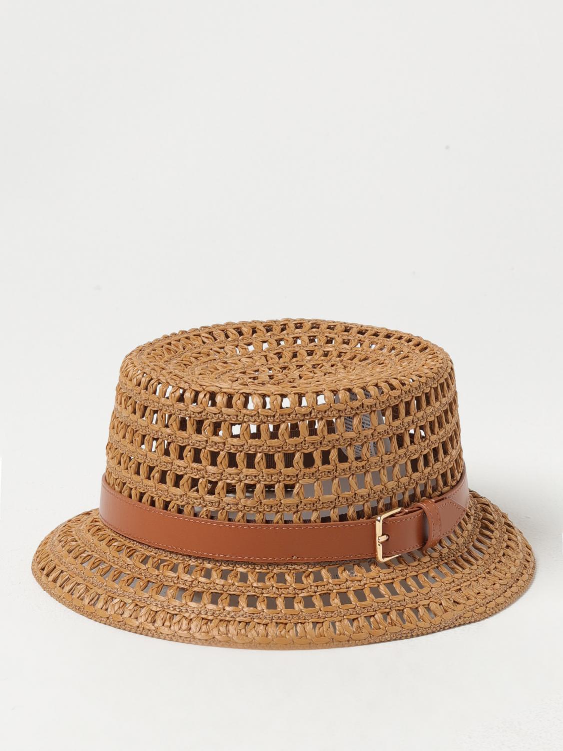 Max Mara Hat MAX MARA Woman colour Leather