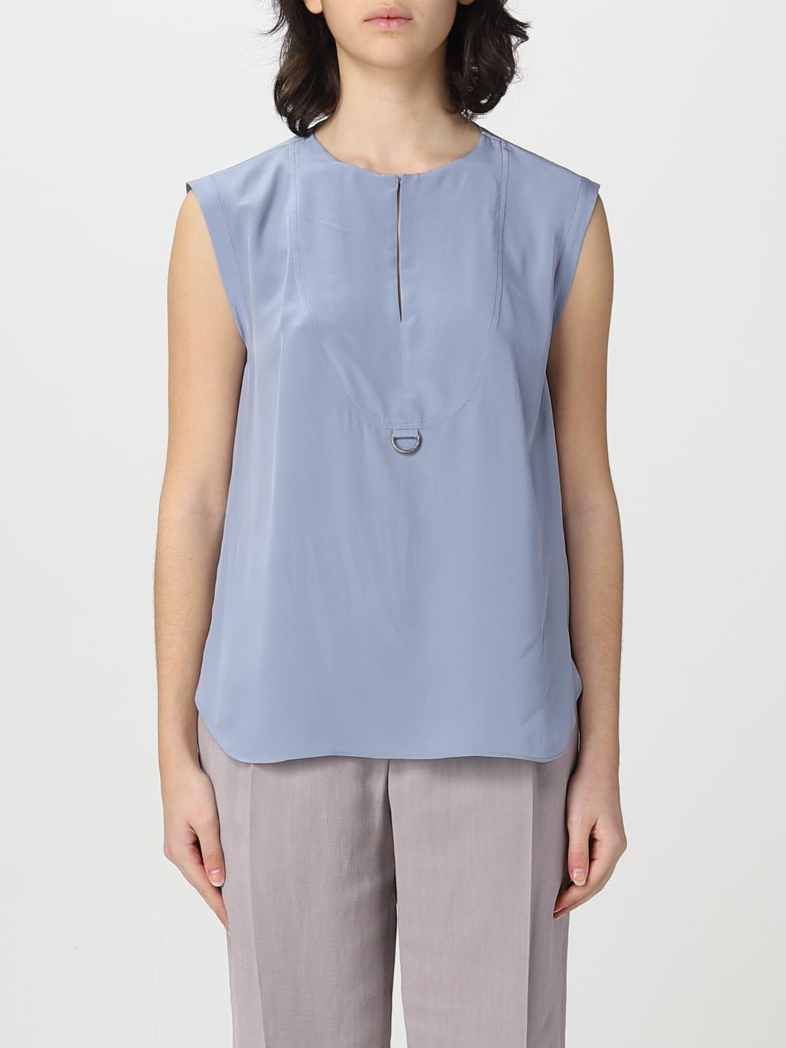 Brunello Cucinelli Top BRUNELLO CUCINELLI Woman colour Grey