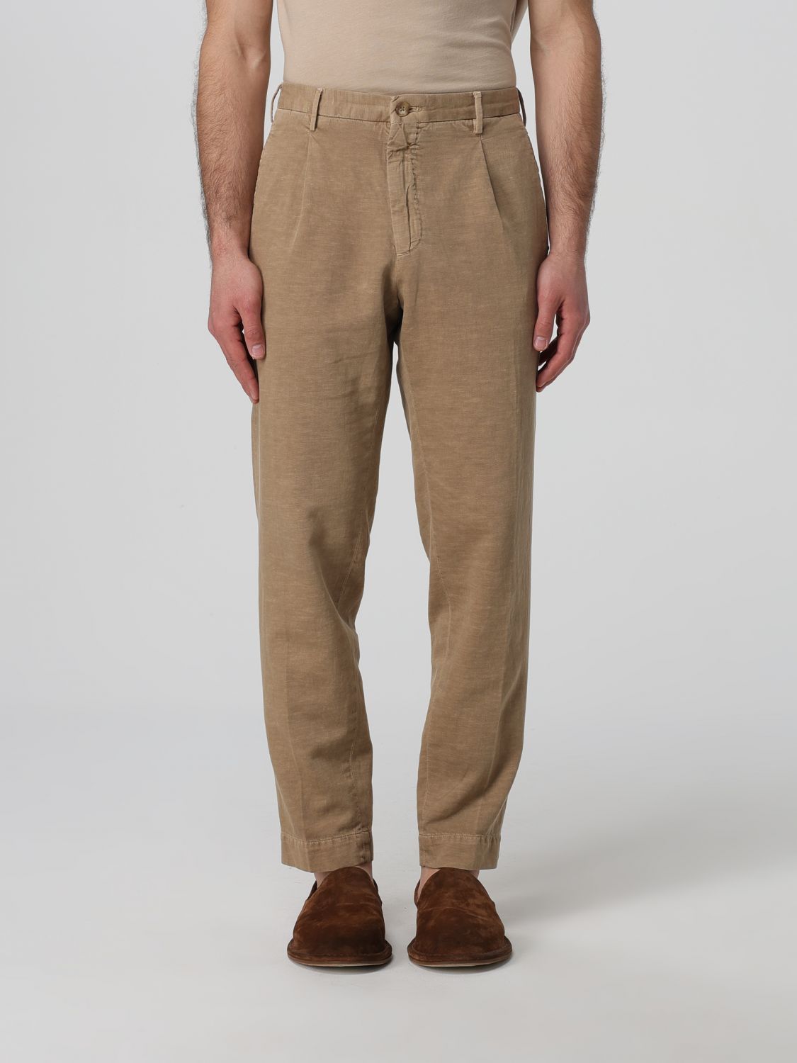 Incotex Trousers INCOTEX Men colour Walnut