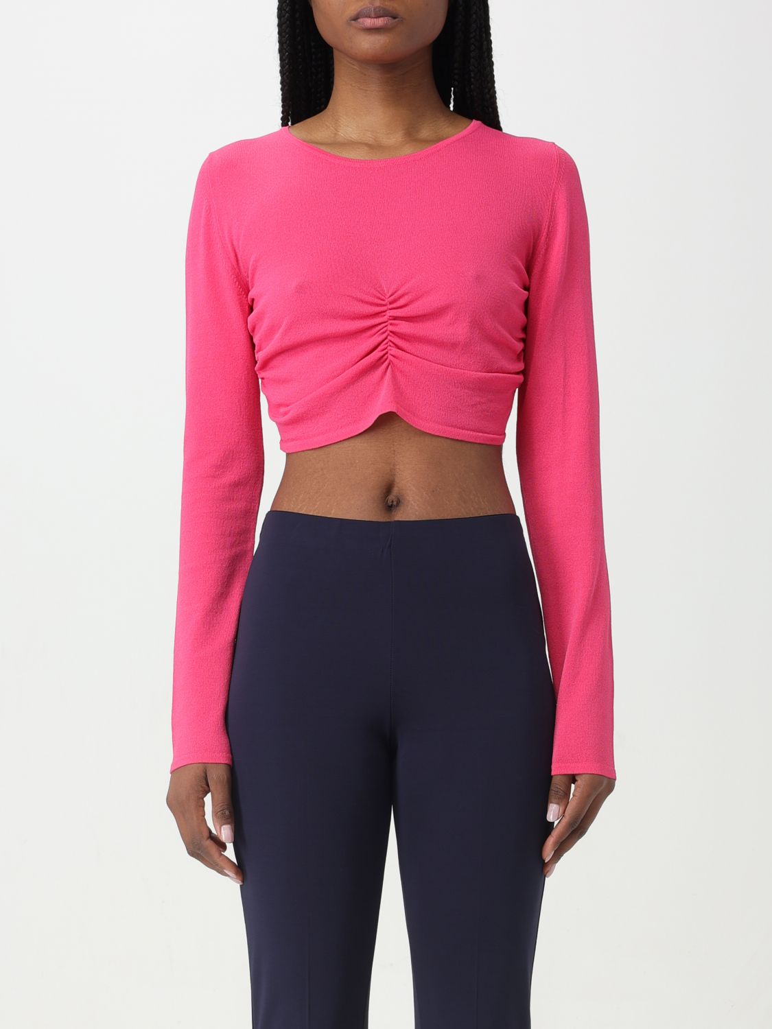 Liviana Conti Jumper LIVIANA CONTI Woman colour Fuchsia