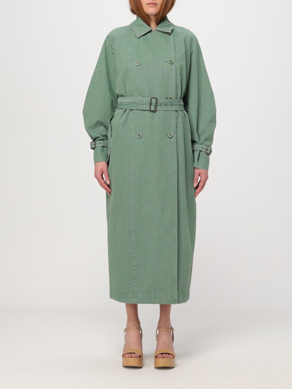 Max Mara Trench Coat MAX MARA Woman colour Green