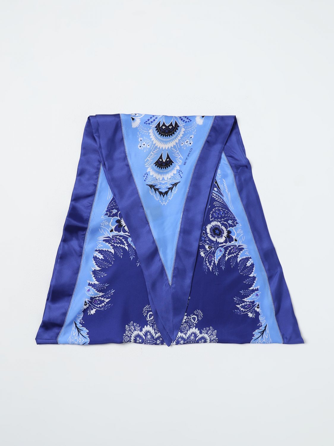 Etro Neckerchief ETRO Woman colour Blue