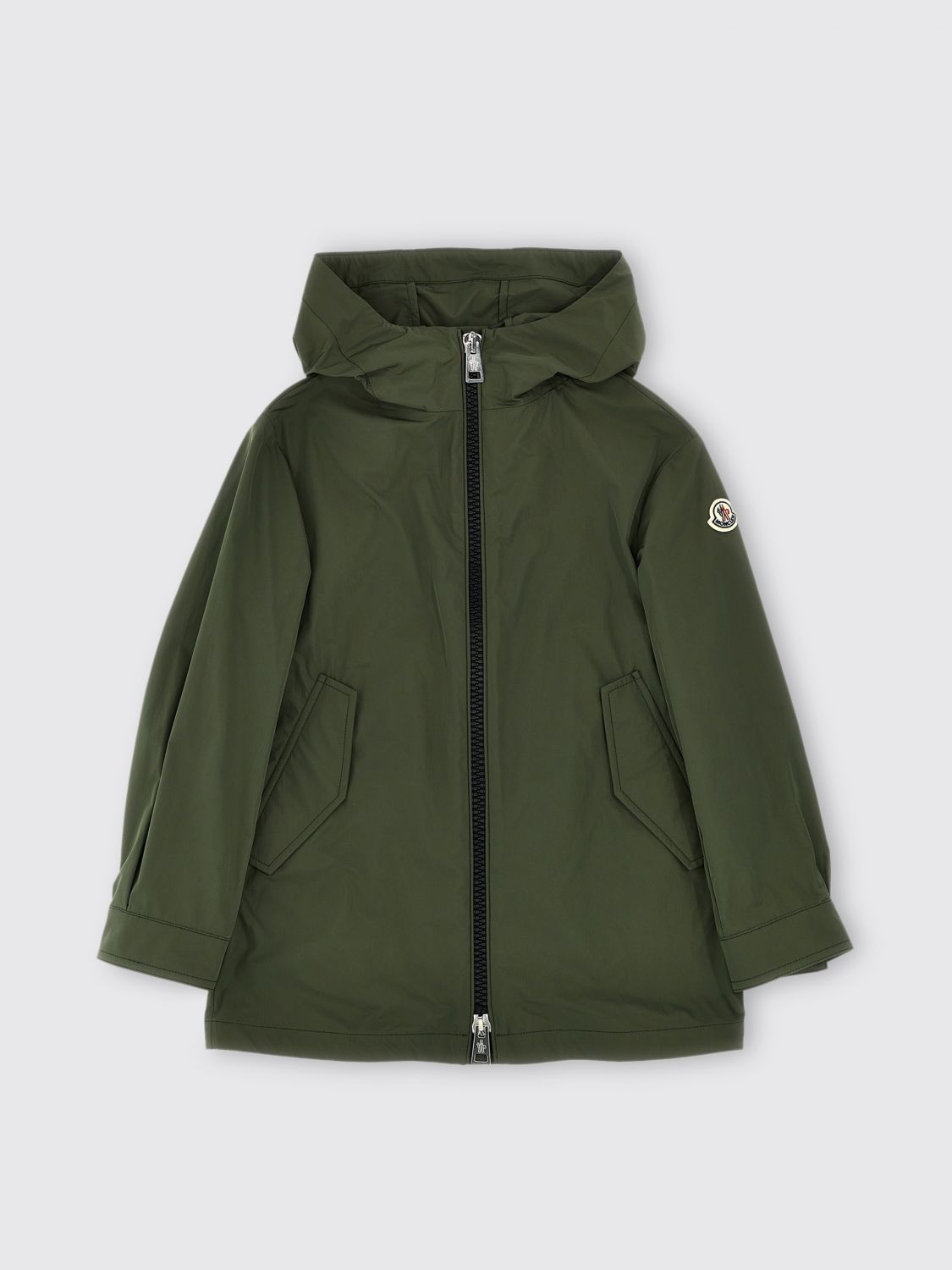 Moncler Coat MONCLER Kids colour Green