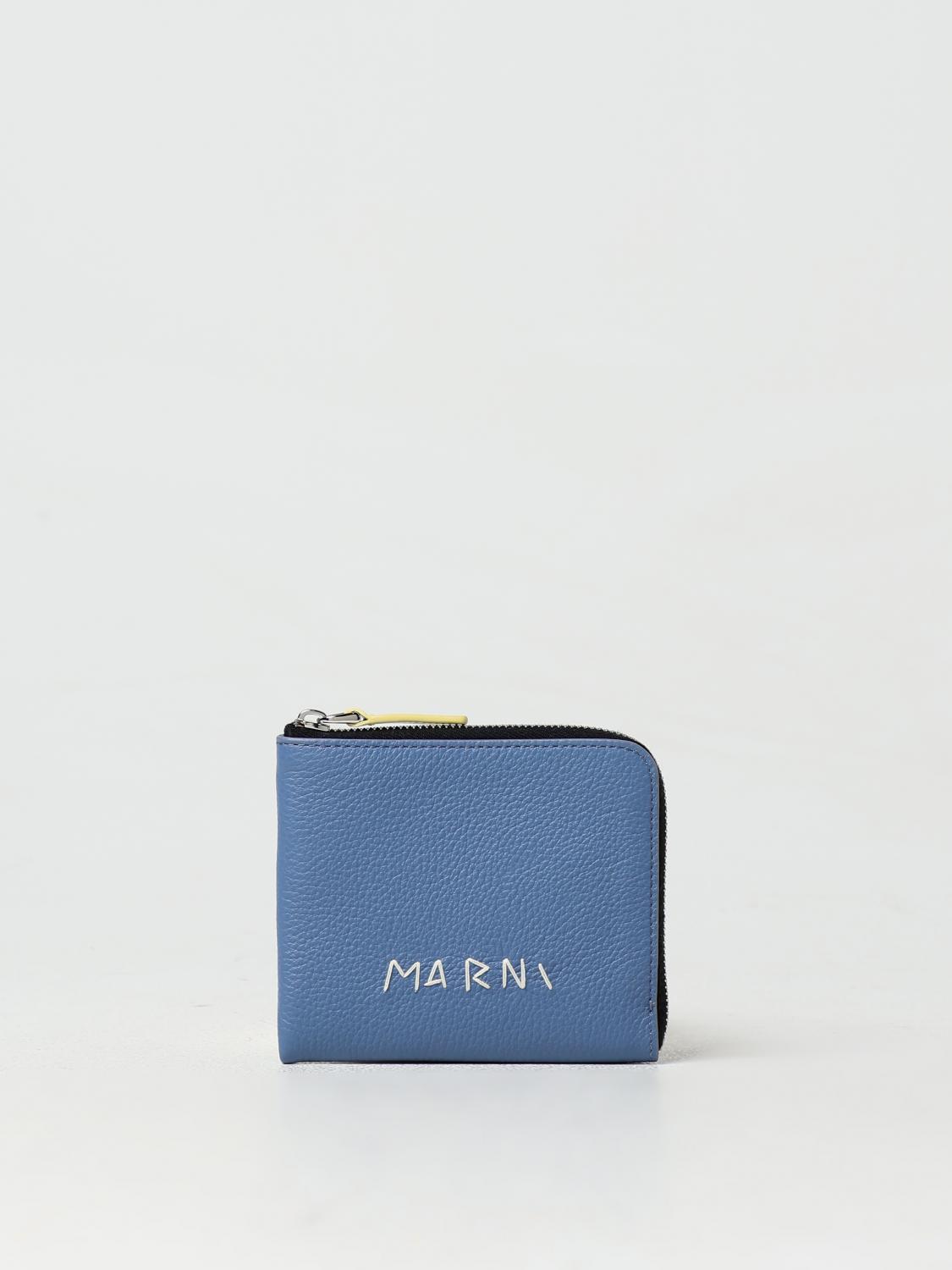 Marni Wallet MARNI Men colour Gnawed Blue