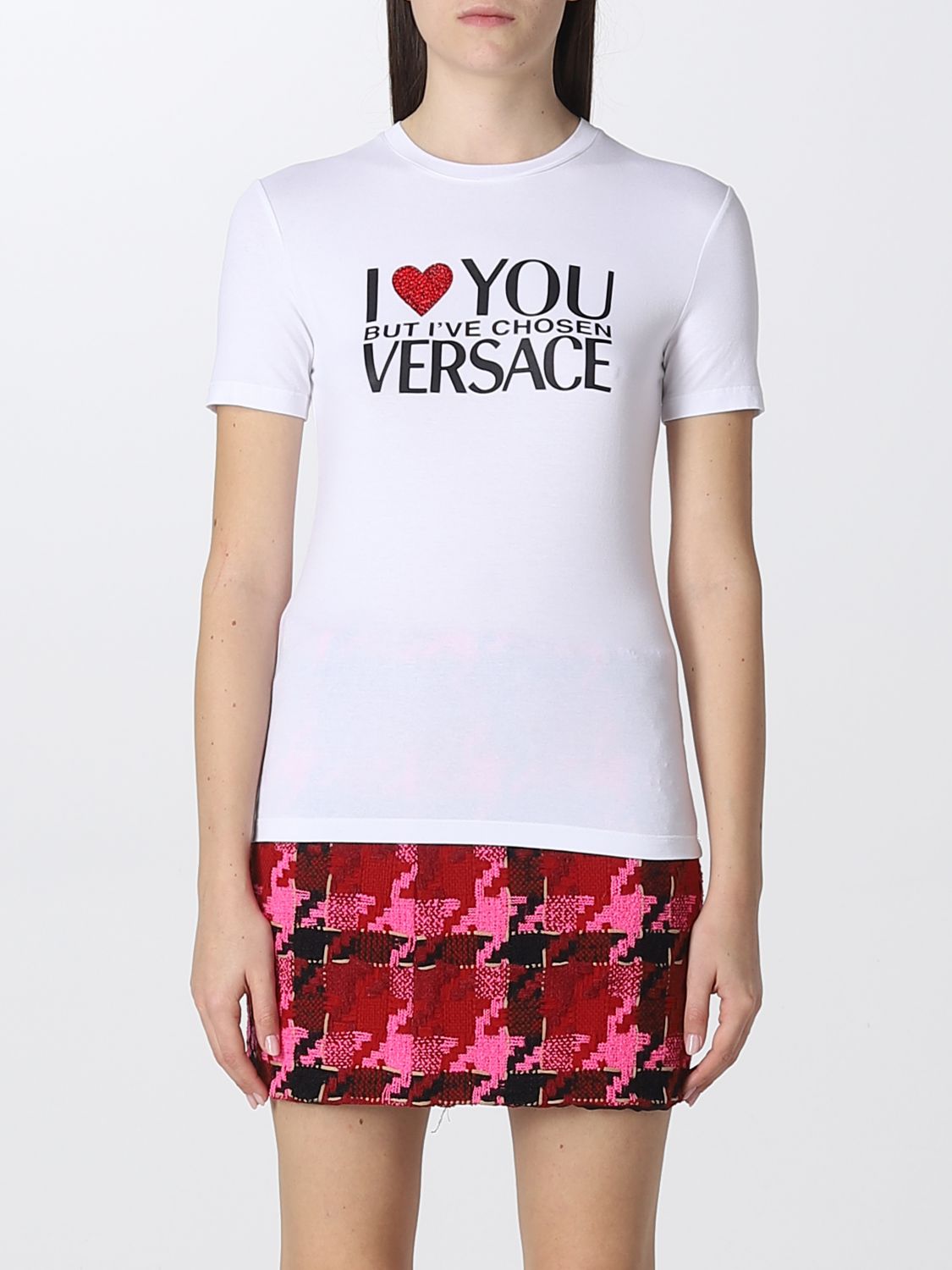 Versace T-Shirt VERSACE Woman colour White