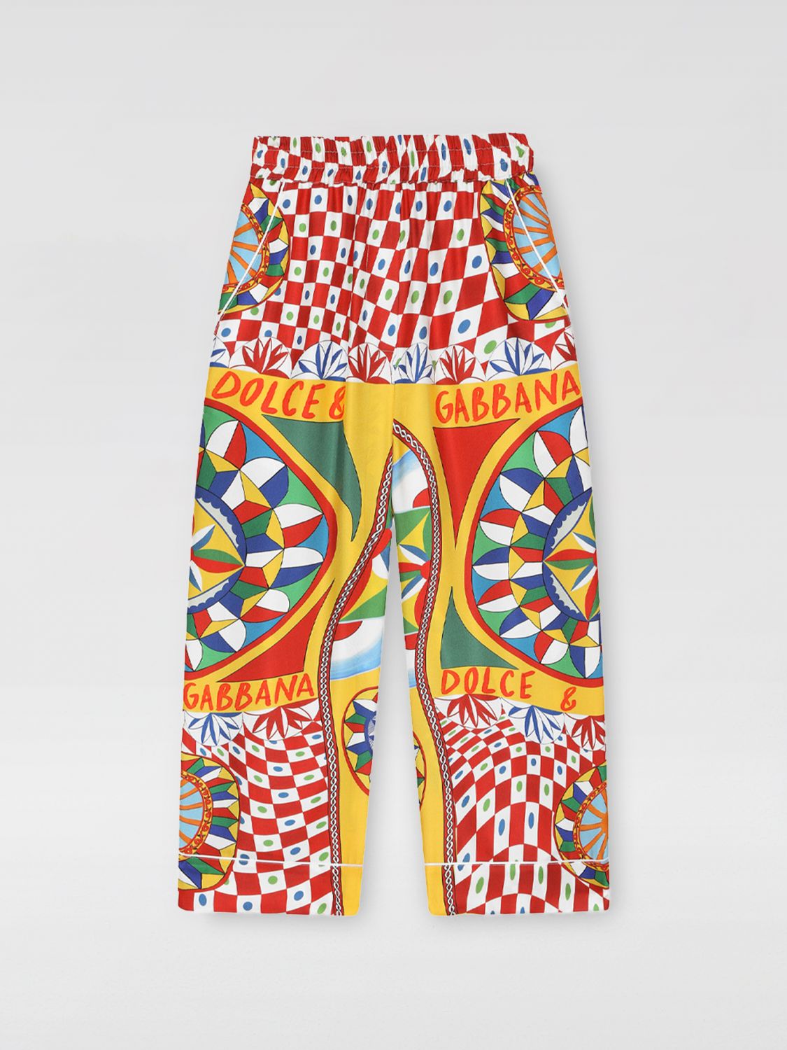 Dolce & Gabbana Pants DOLCE & GABBANA Kids color Multicolor