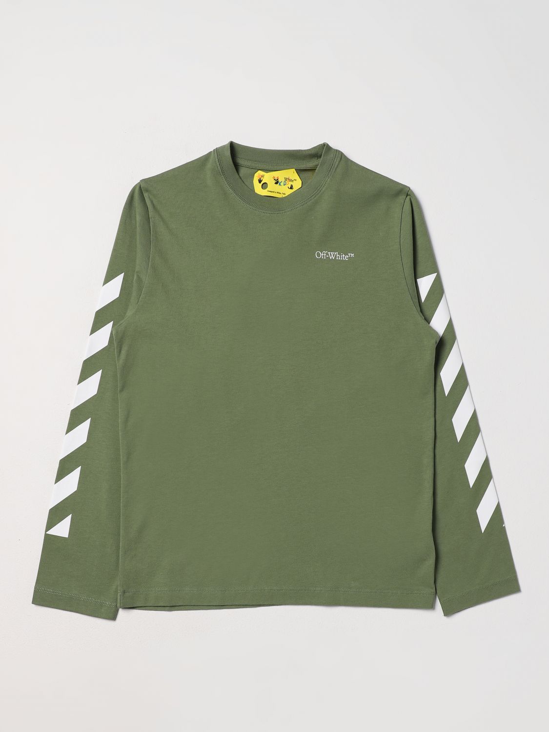 OFF-WHITE T-Shirt OFF-WHITE Kids colour Military