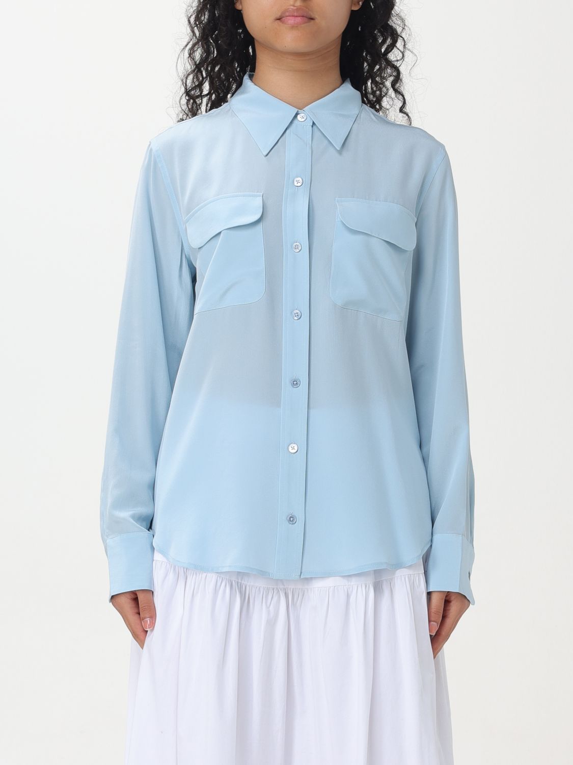Equipment Shirt EQUIPMENT Woman colour Blue