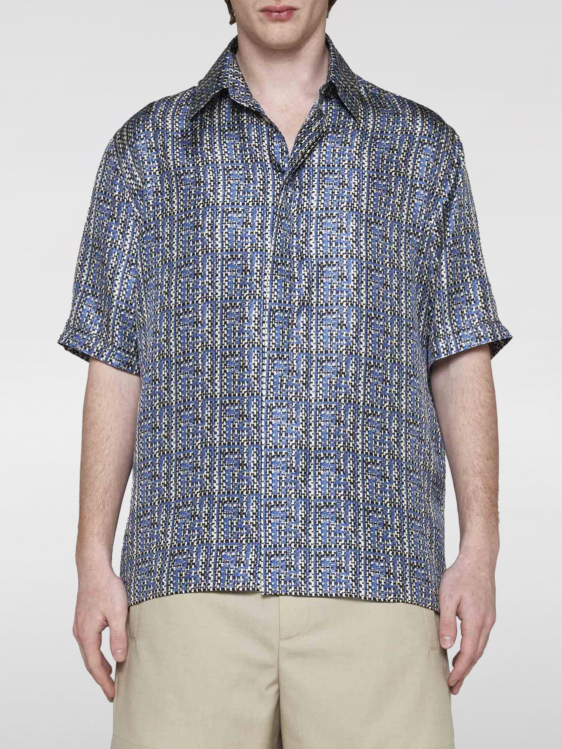 FENDI Shirt FENDI Men color Blue