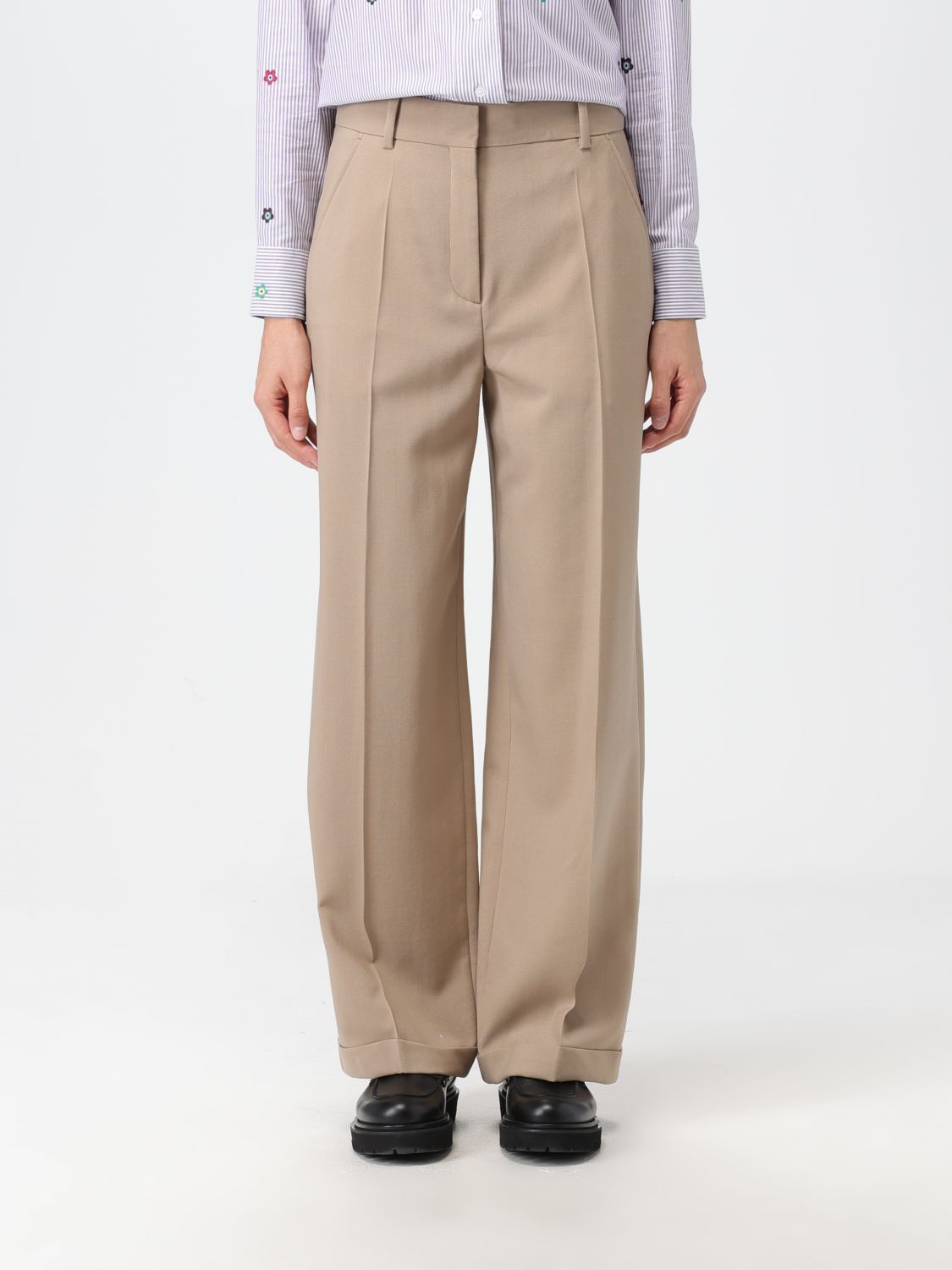 Kenzo Trousers KENZO Woman colour Beige