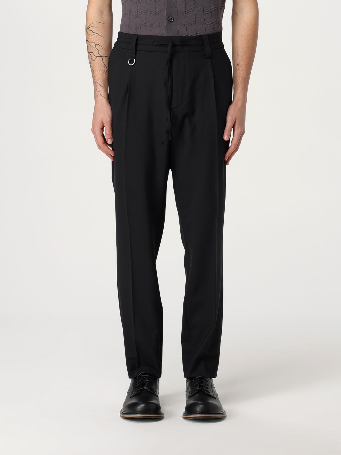 Paolo Pecora Trousers PAOLO PECORA Men colour Black