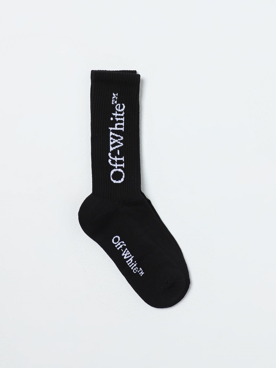 OFF-WHITE Socks OFF-WHITE Woman colour Black