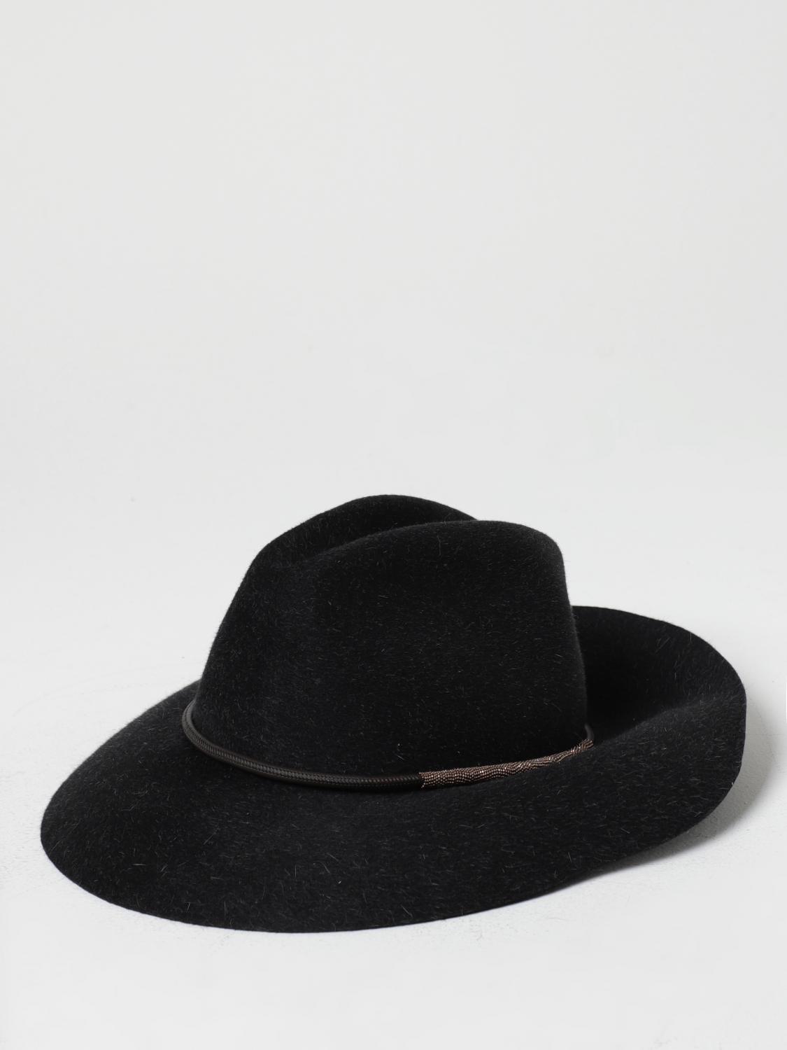 Brunello Cucinelli Hat BRUNELLO CUCINELLI Woman colour Charcoal