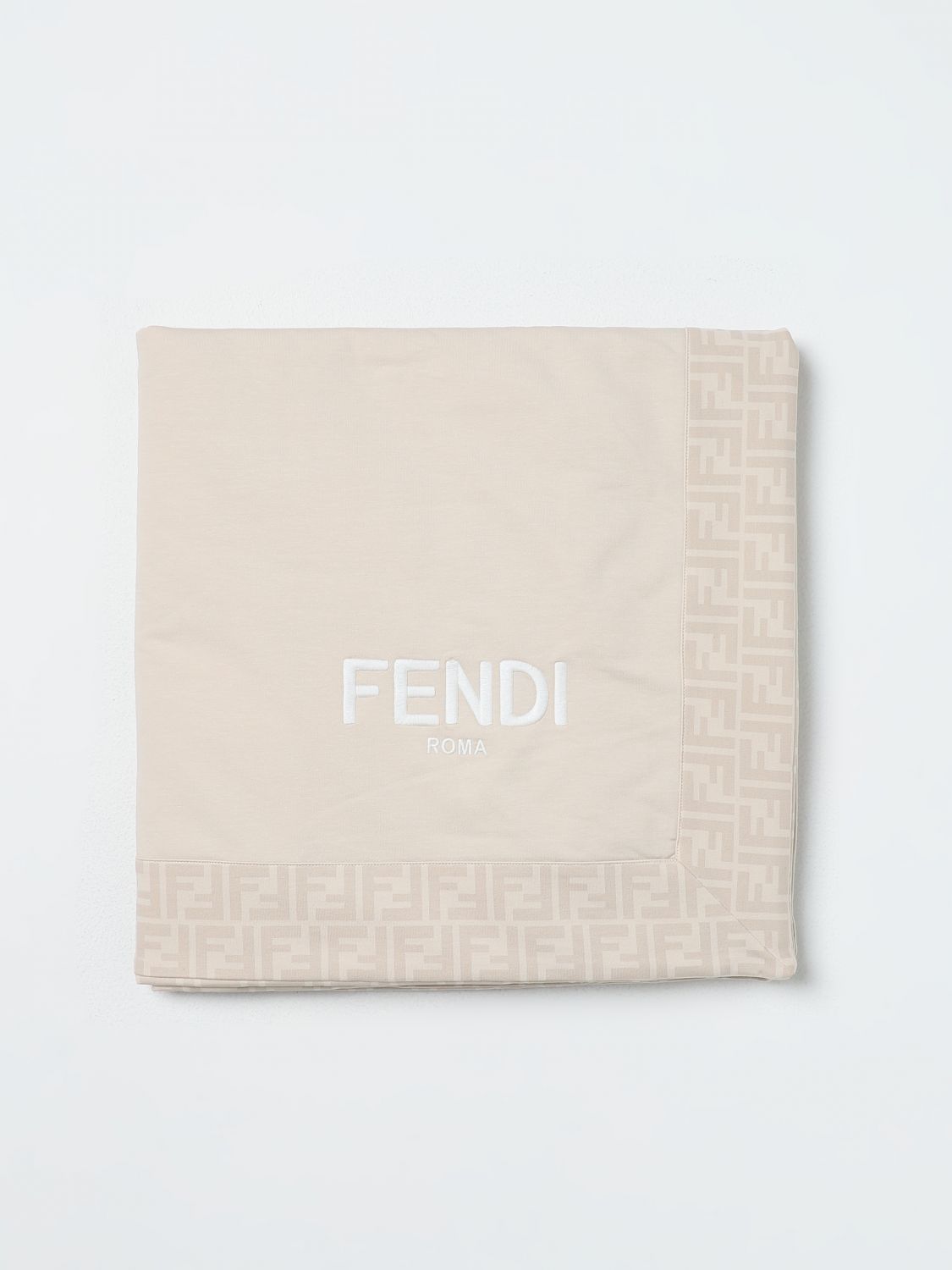 Fendi Kids Bedcovers And Blankets FENDI KIDS Lifestyle colour Beige