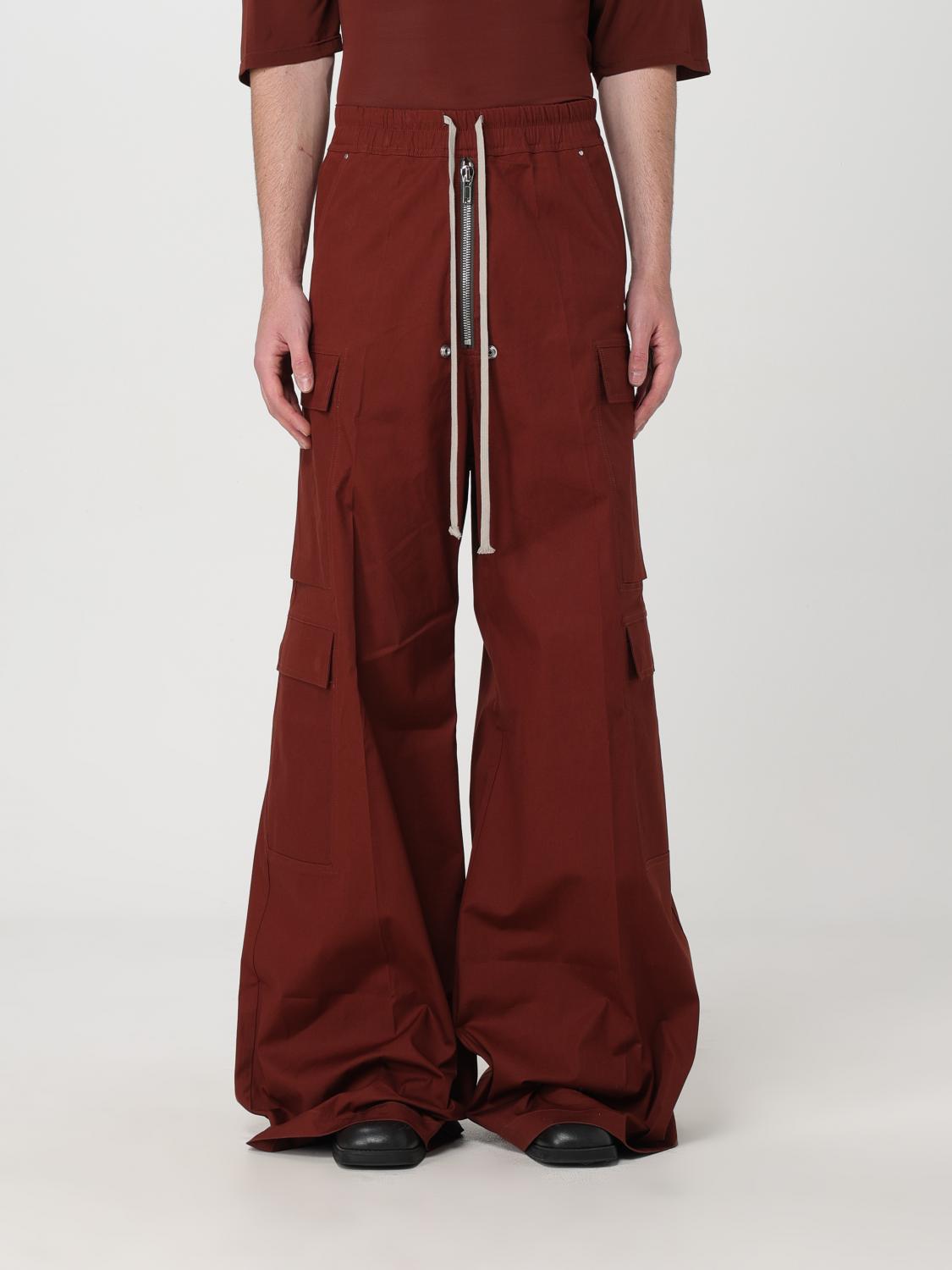 Rick Owens Pants RICK OWENS Men color Brown