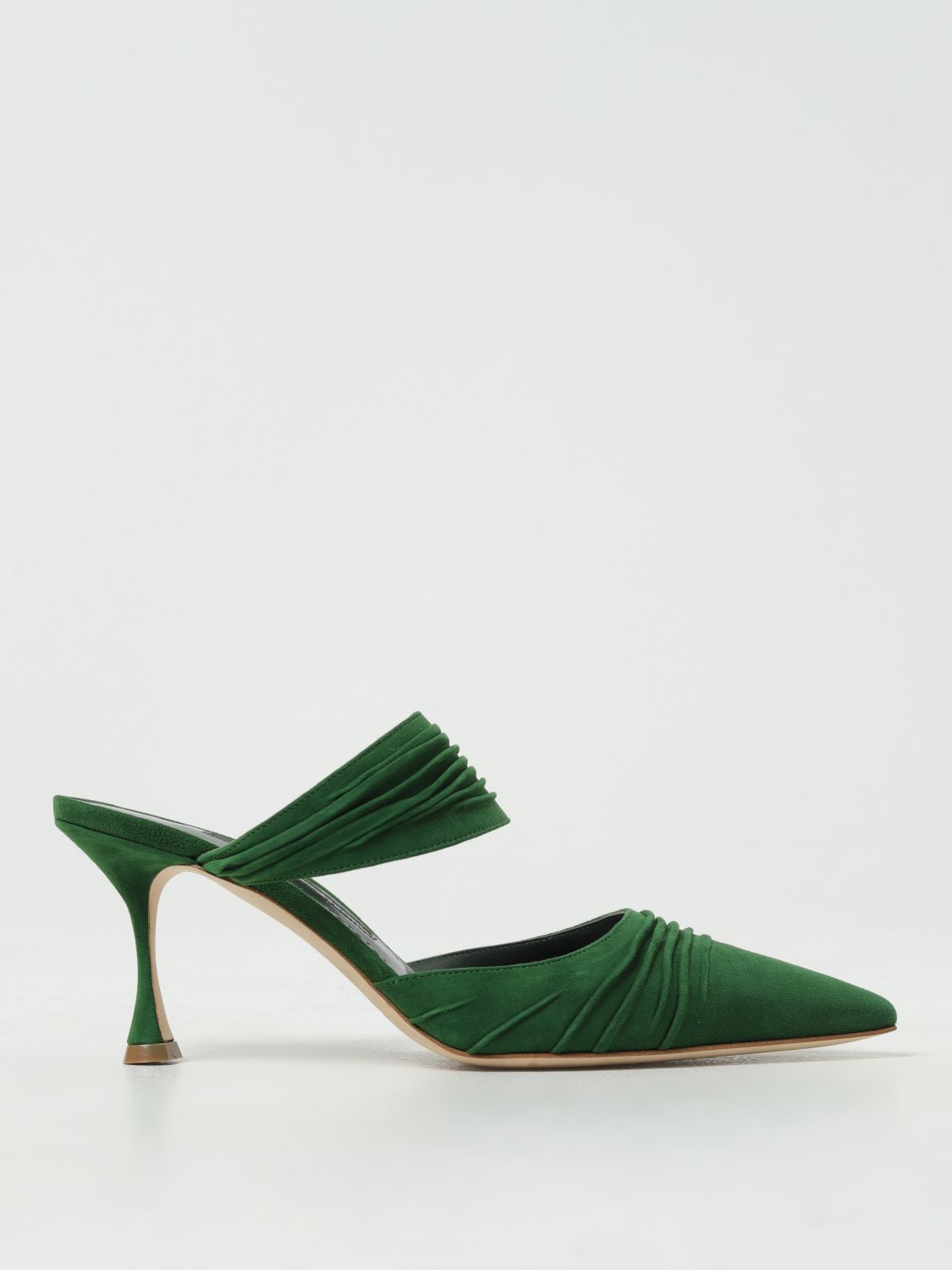 Manolo Blahnik High Heel Shoes MANOLO BLAHNIK Woman colour Green