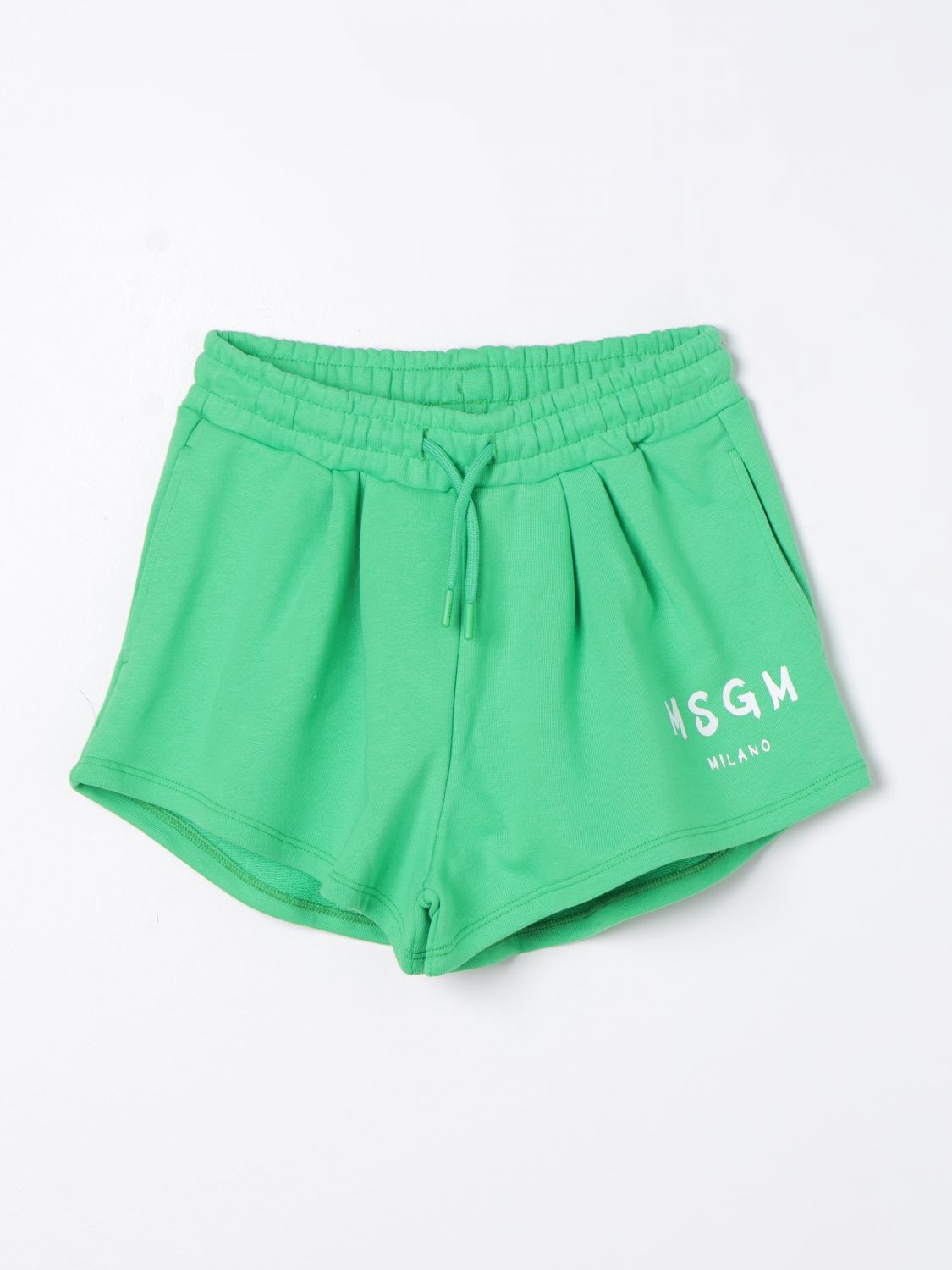 Msgm Kids Short MSGM KIDS Kids colour Green