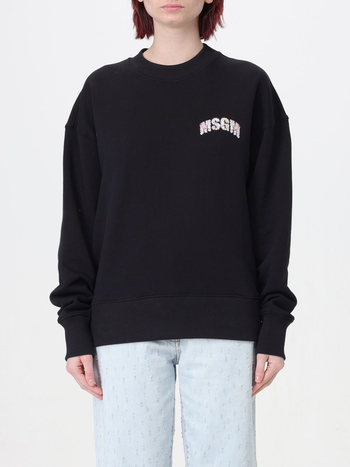 Msgm Sweatshirt MSGM Woman colour Black