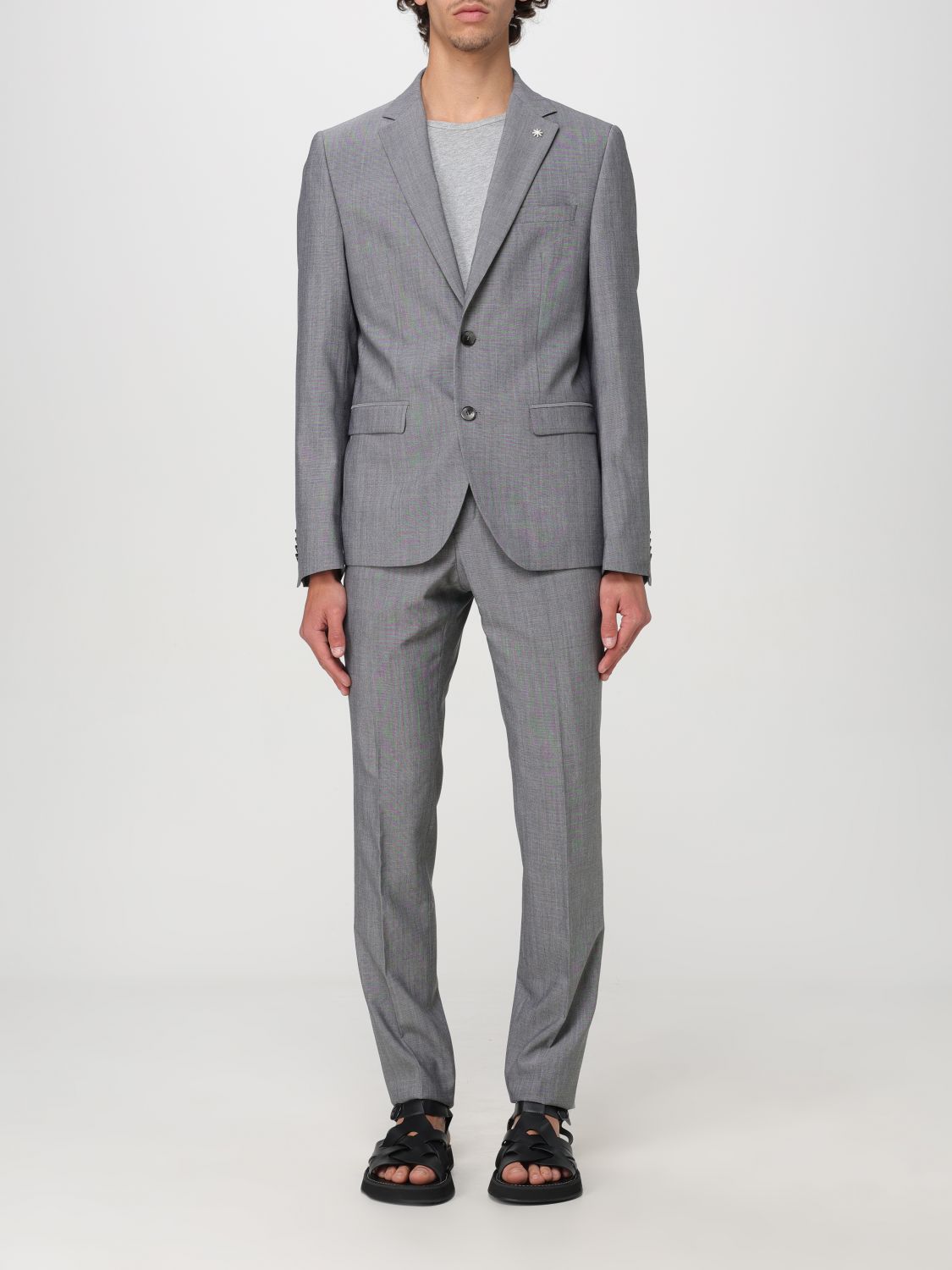 Manuel Ritz Suit MANUEL RITZ Men color Grey
