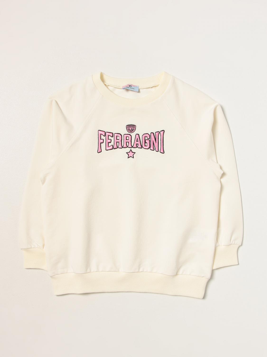 CHIARA FERRAGNI Jumper CHIARA FERRAGNI Kids colour Ivory