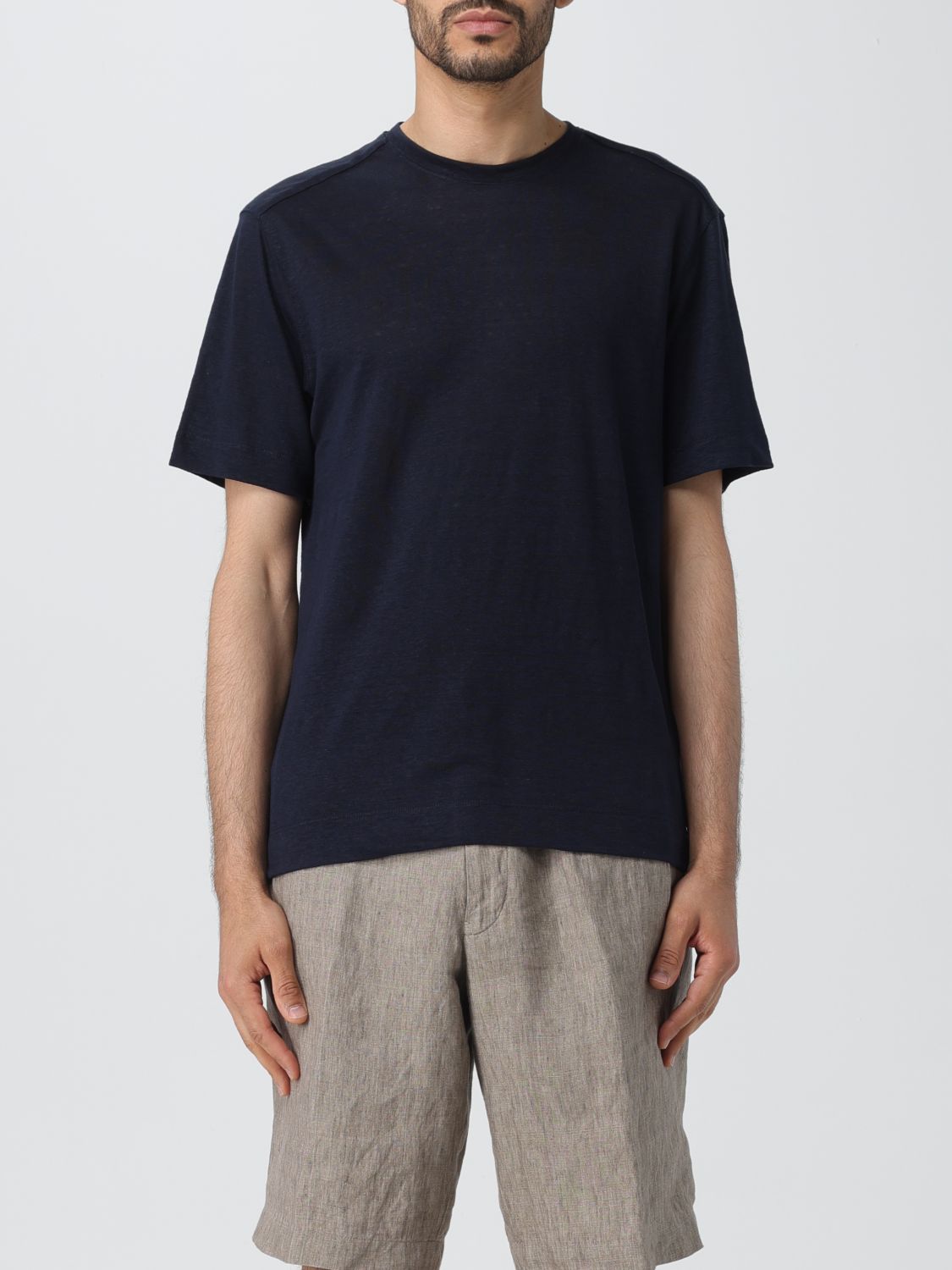 zegna T-Shirt ZEGNA Men colour Navy