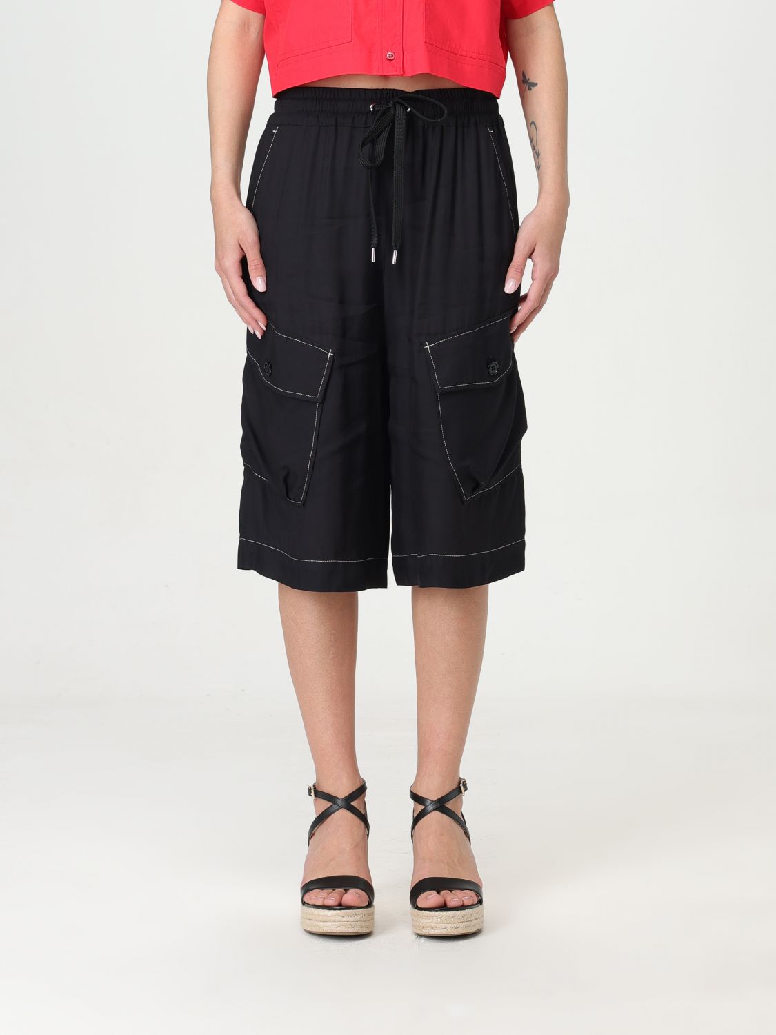 Pinko Short PINKO Woman colour Black