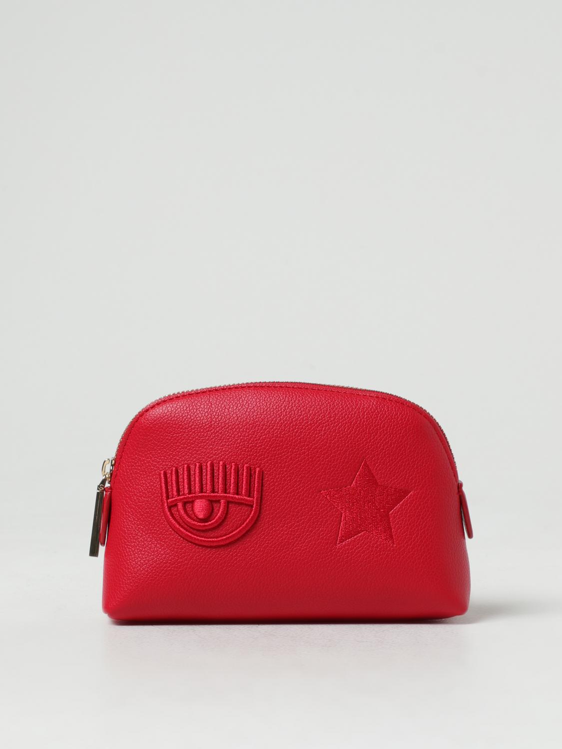 CHIARA FERRAGNI Cosmetic Case CHIARA FERRAGNI Woman colour Red