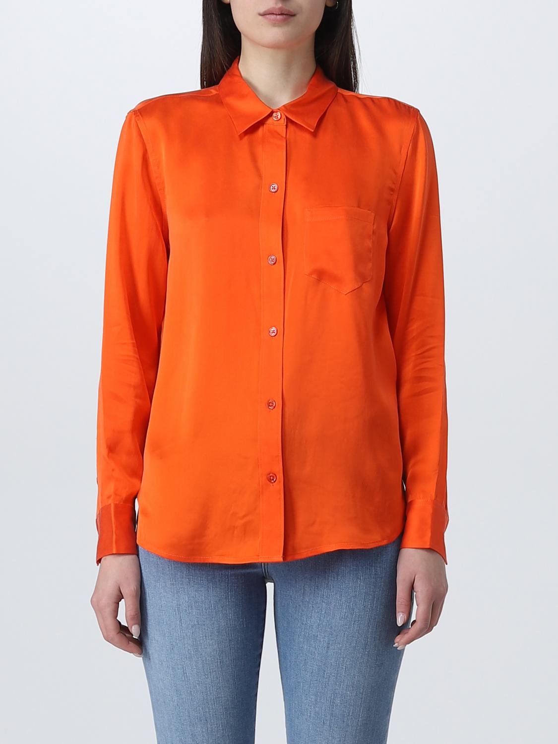 Equipment Shirt EQUIPMENT Woman colour Tangerine