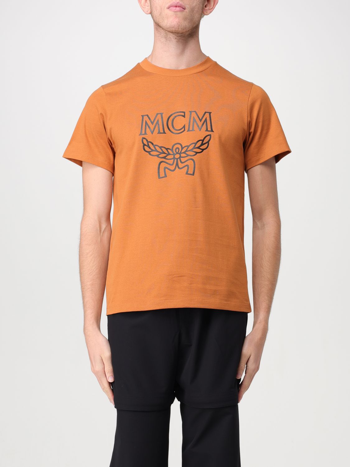 Mcm T-Shirt MCM Men colour Orange