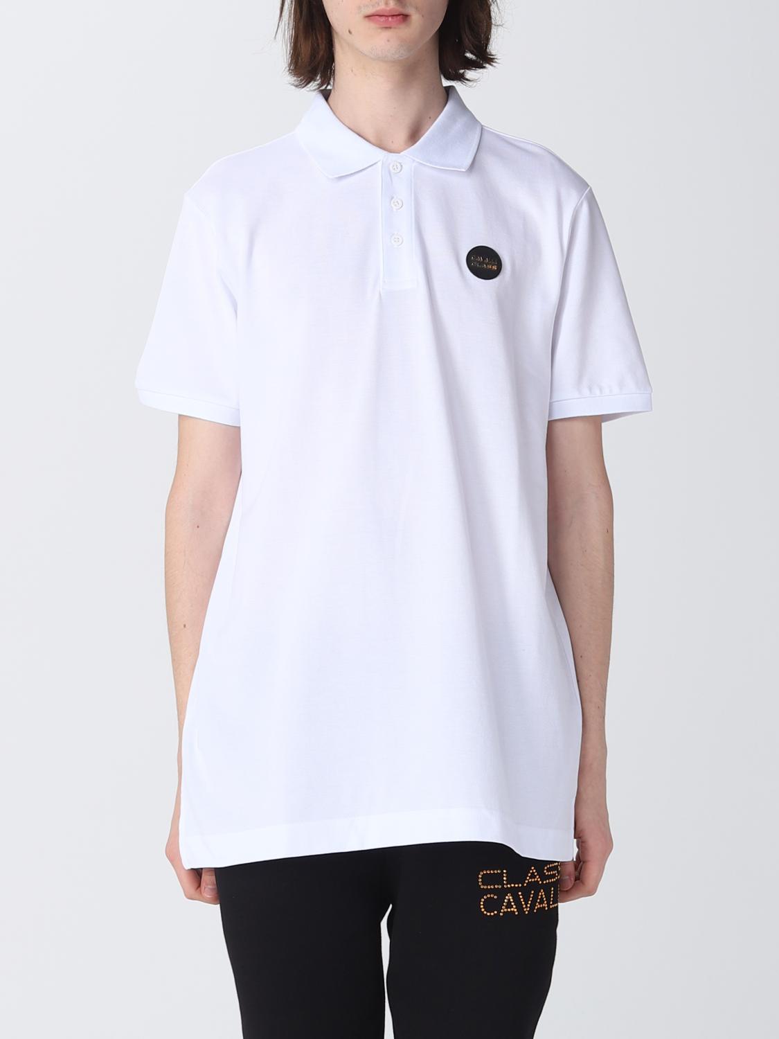 Class Roberto Cavalli Polo Shirt CLASS ROBERTO CAVALLI Men colour White