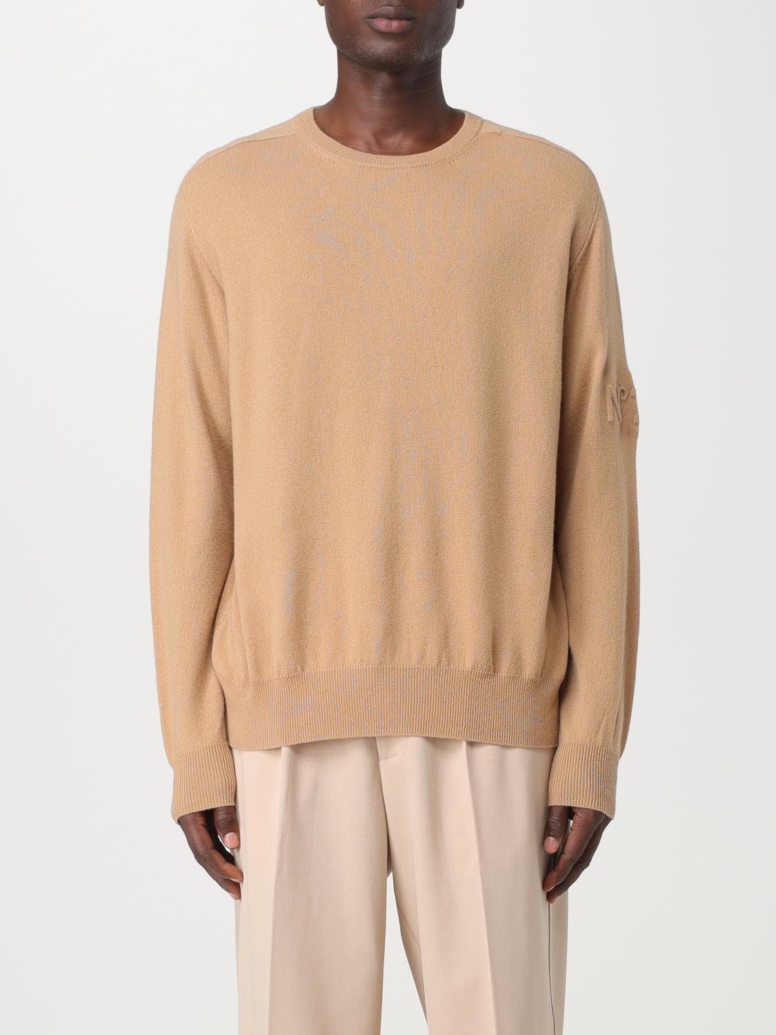 N° 21 Jumper N° 21 Men colour Beige