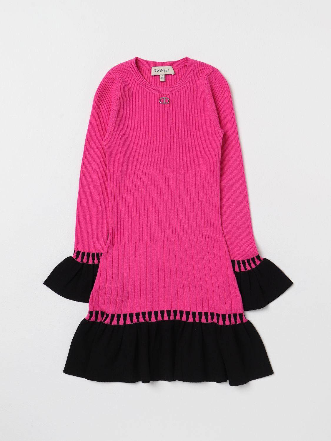 Twinset Dress TWINSET Kids colour Fuchsia