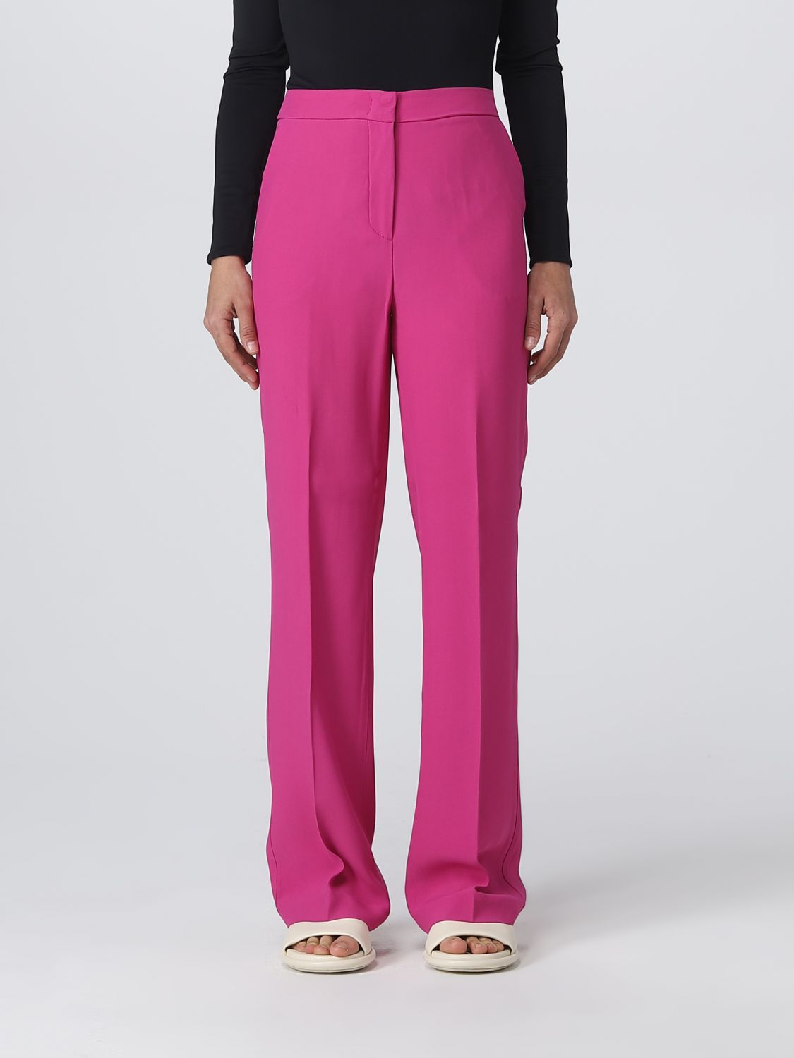 Federica Tosi Trousers FEDERICA TOSI Woman colour Fuchsia