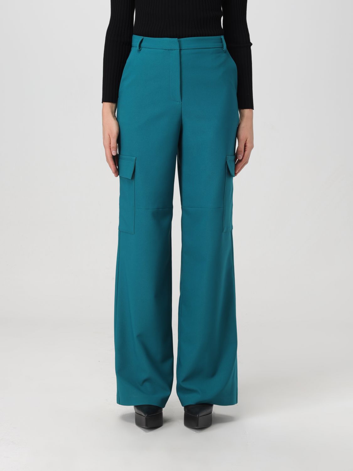 Simona Corsellini Trousers SIMONA CORSELLINI Woman colour Green