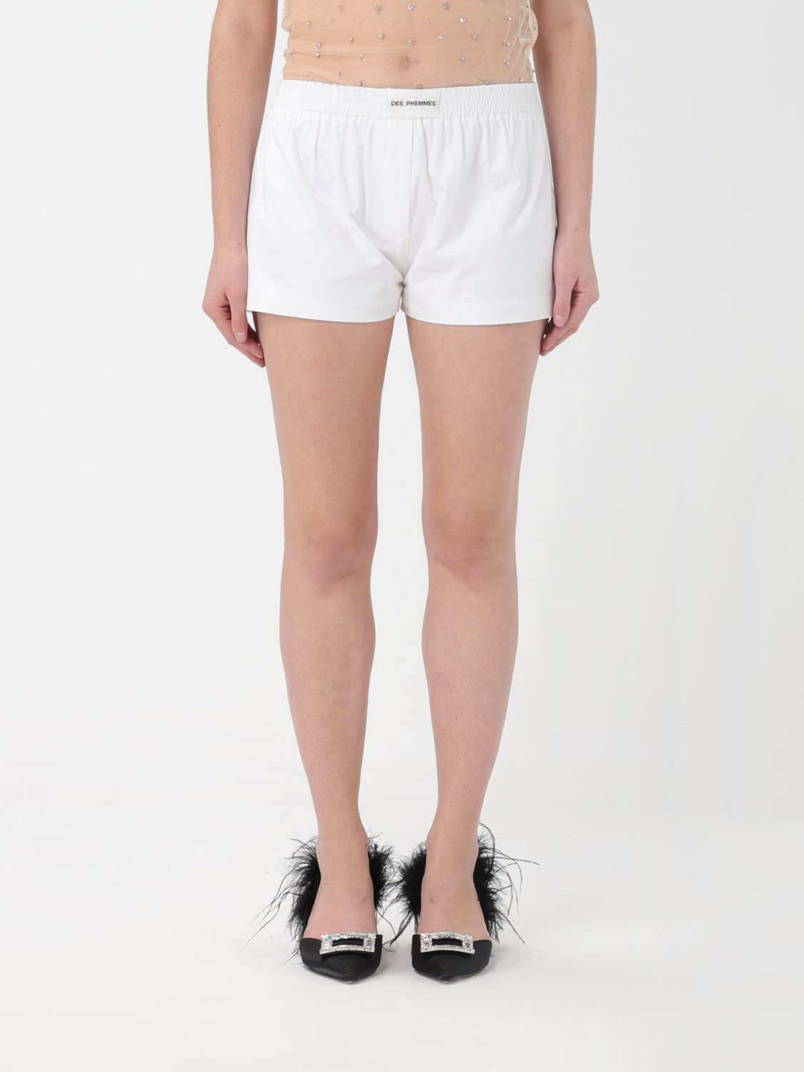 Des Phemmes Trousers DES PHEMMES Woman colour White