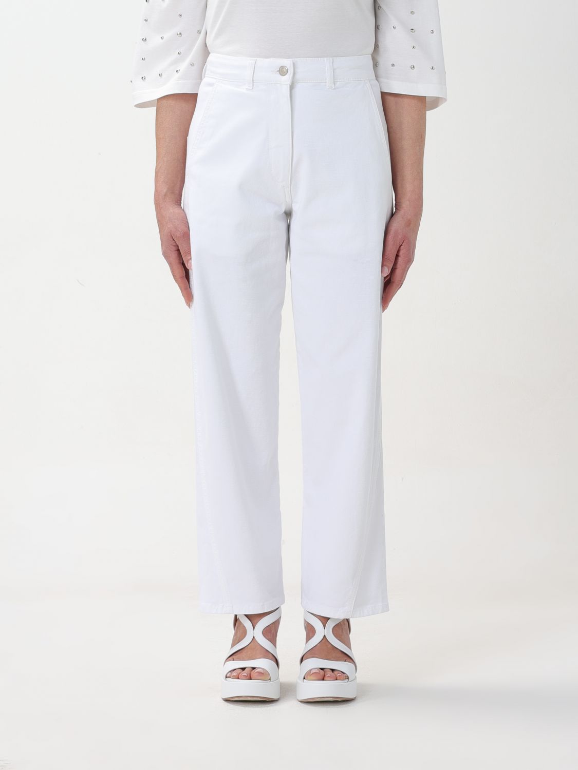 Fabiana Filippi Trousers FABIANA FILIPPI Woman colour White