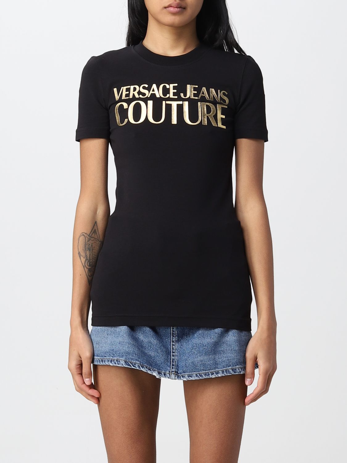 Versace Jeans Couture T-Shirt VERSACE JEANS COUTURE Woman colour Black