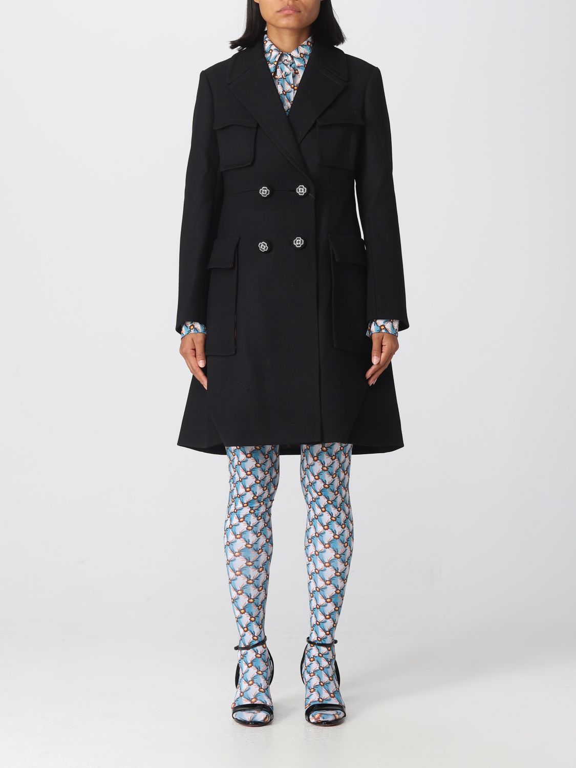 Etro Coat ETRO Woman colour Black