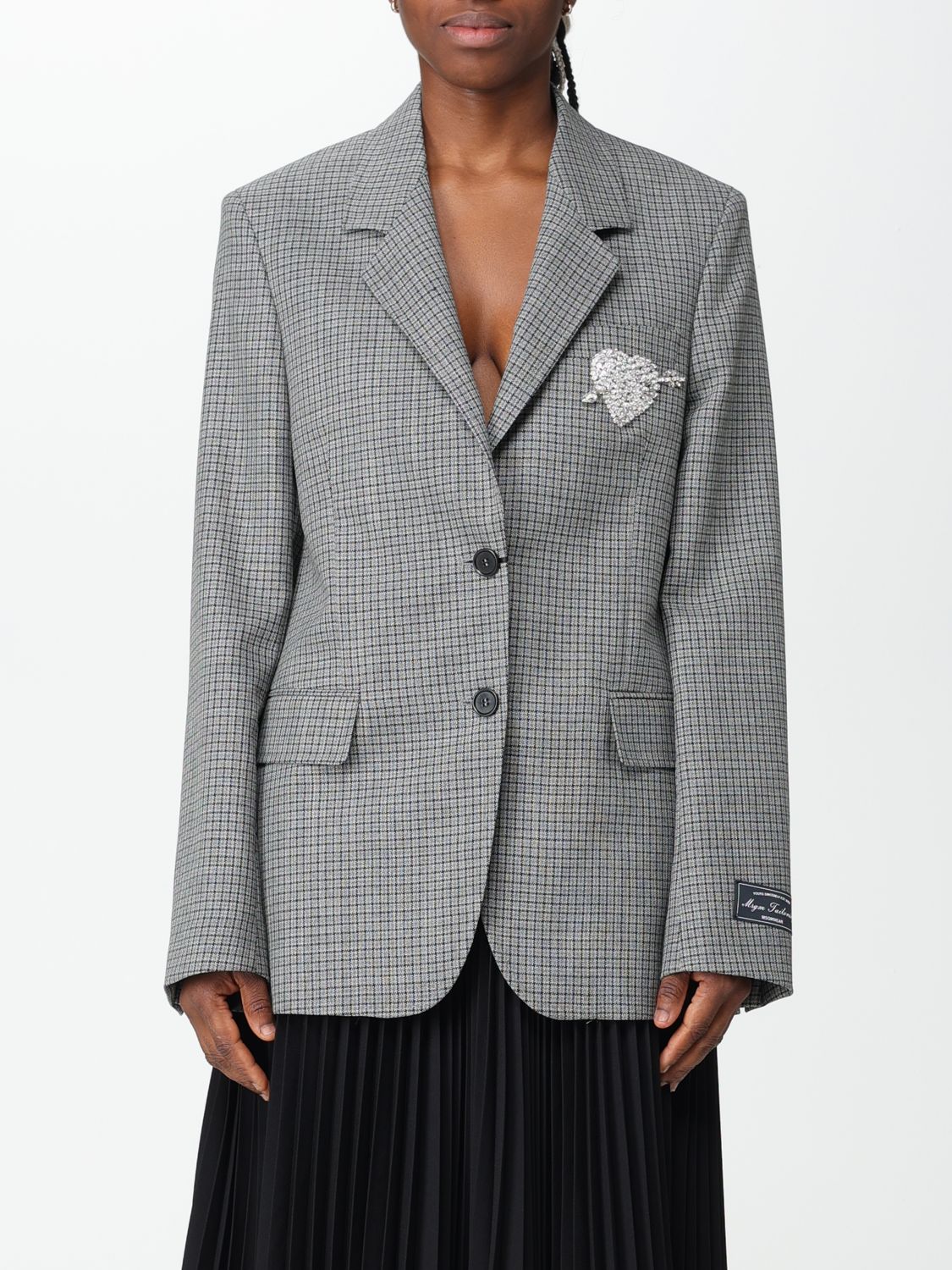 Msgm Blazer MSGM Woman colour Grey