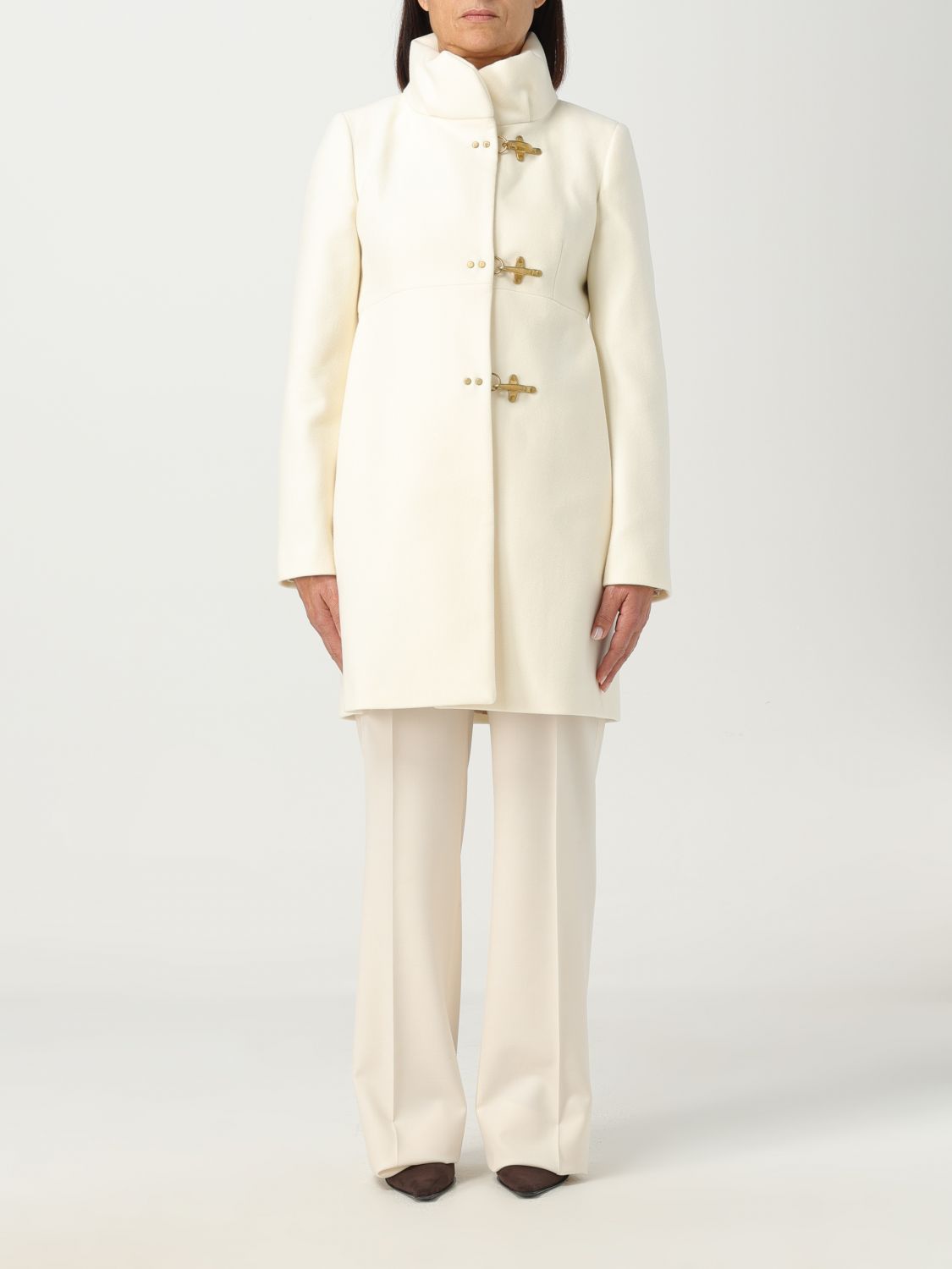 Fay Coat FAY Woman colour Yellow Cream