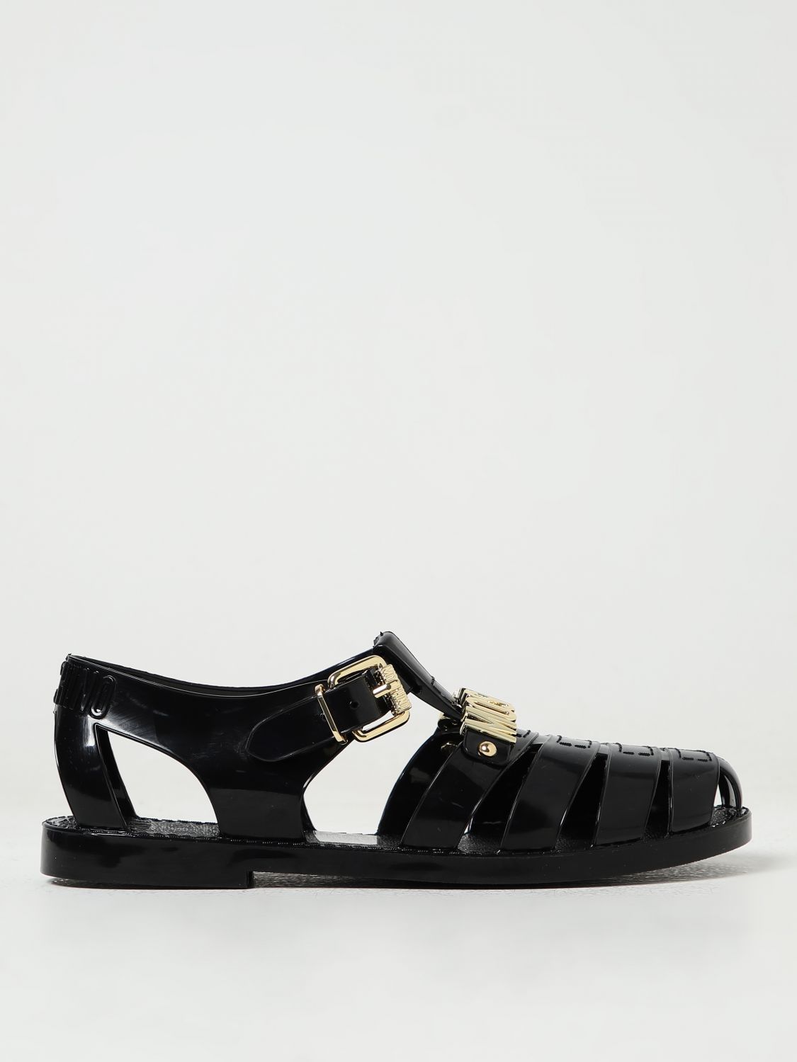 Moschino Couture Flat Sandals MOSCHINO COUTURE Woman colour Black