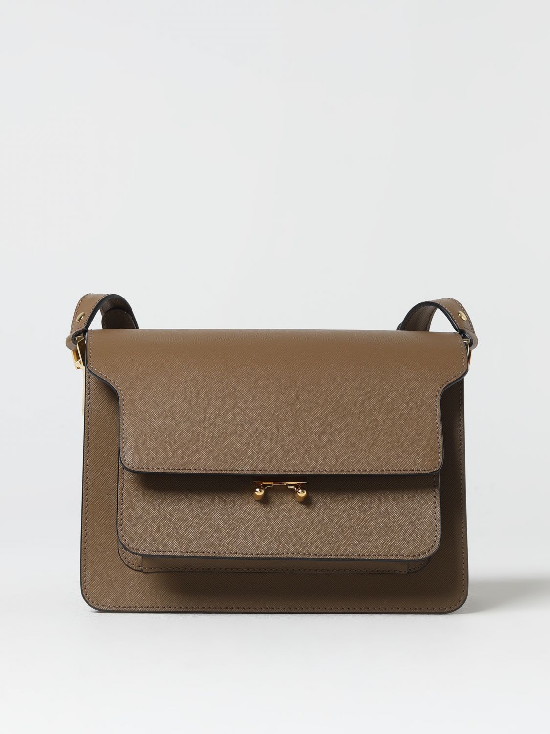 Marni Crossbody Bags MARNI Woman colour Camel