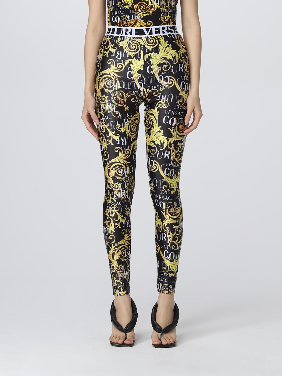 Versace Jeans Couture Trousers VERSACE JEANS COUTURE Woman colour Black