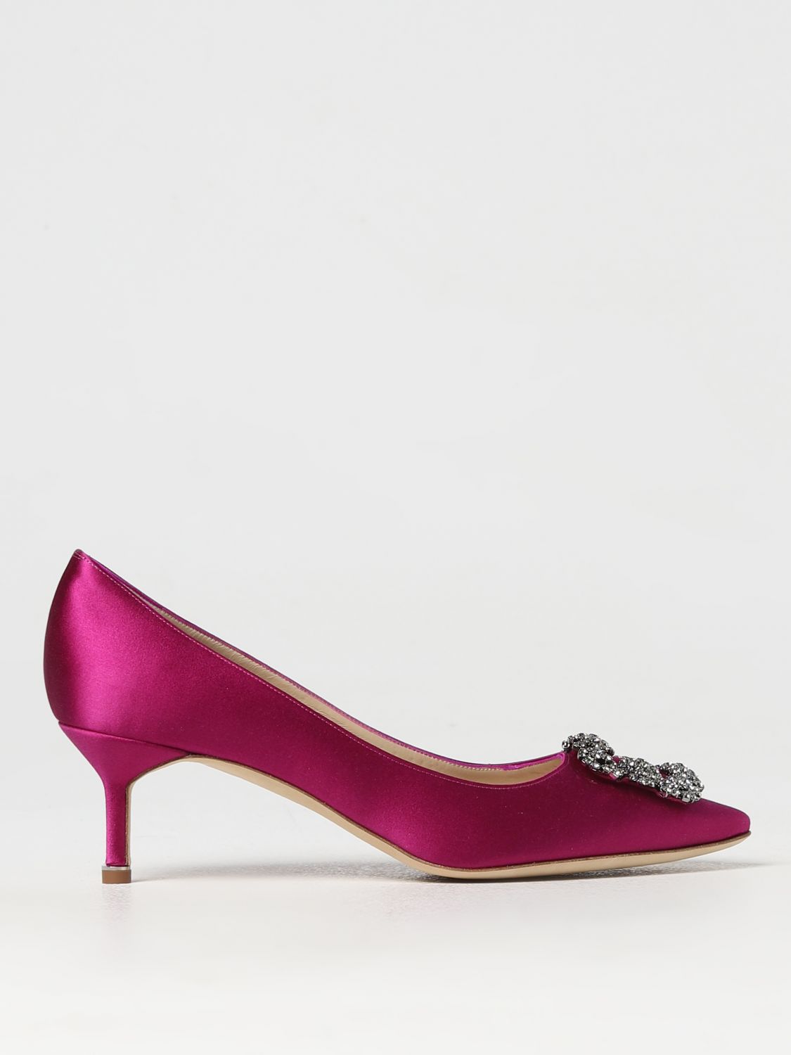 Manolo Blahnik Court Shoes MANOLO BLAHNIK Woman colour Cherry