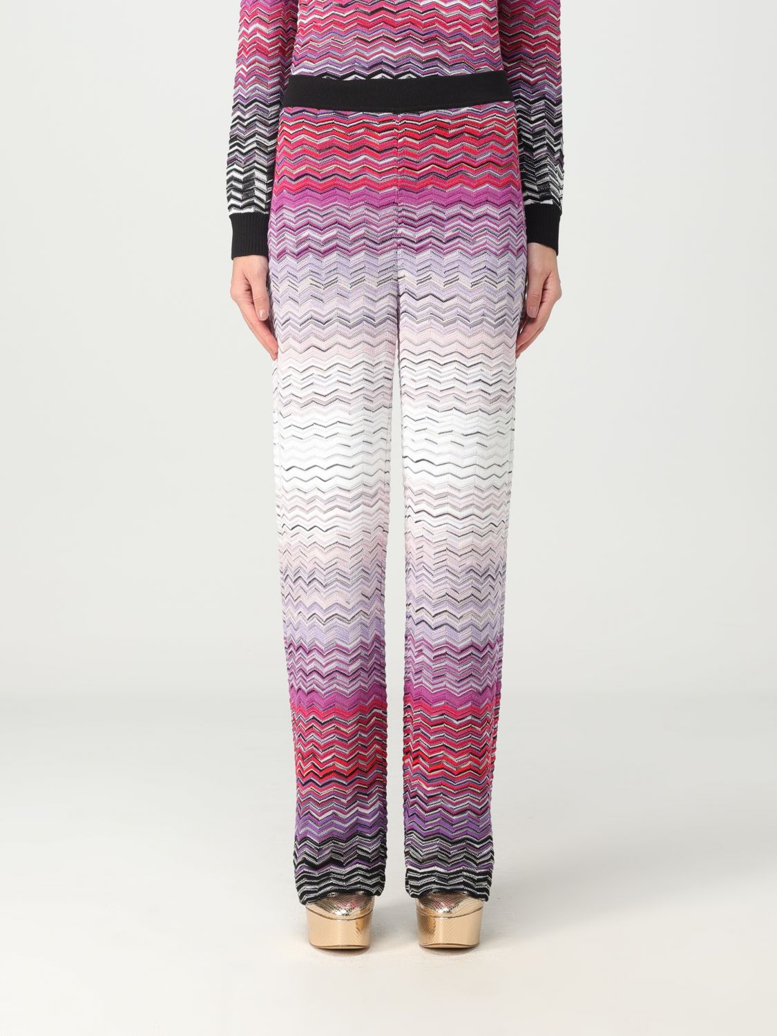 Missoni Trousers MISSONI Woman colour Multicolor