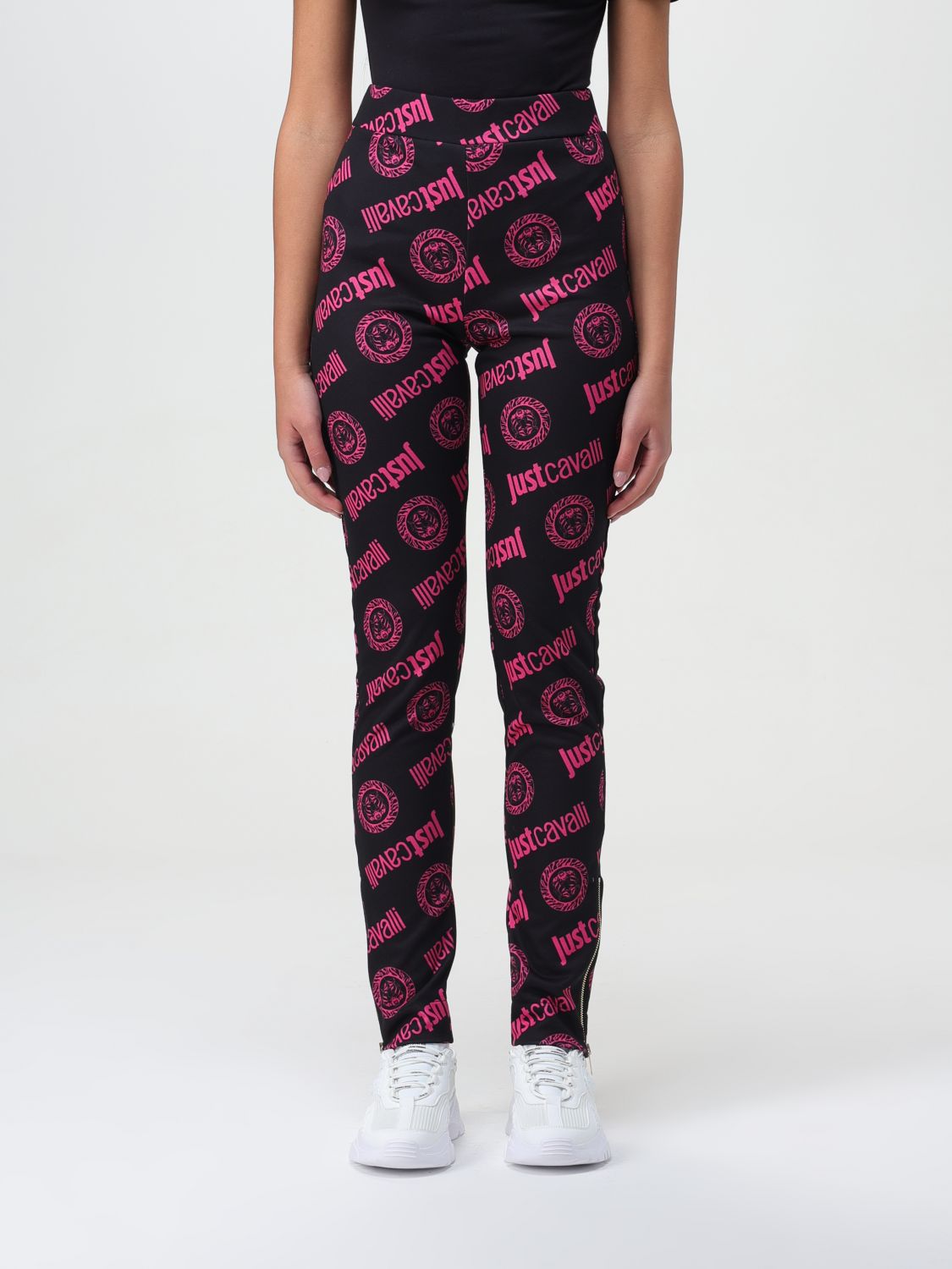 Just Cavalli Trousers JUST CAVALLI Woman colour Fuchsia